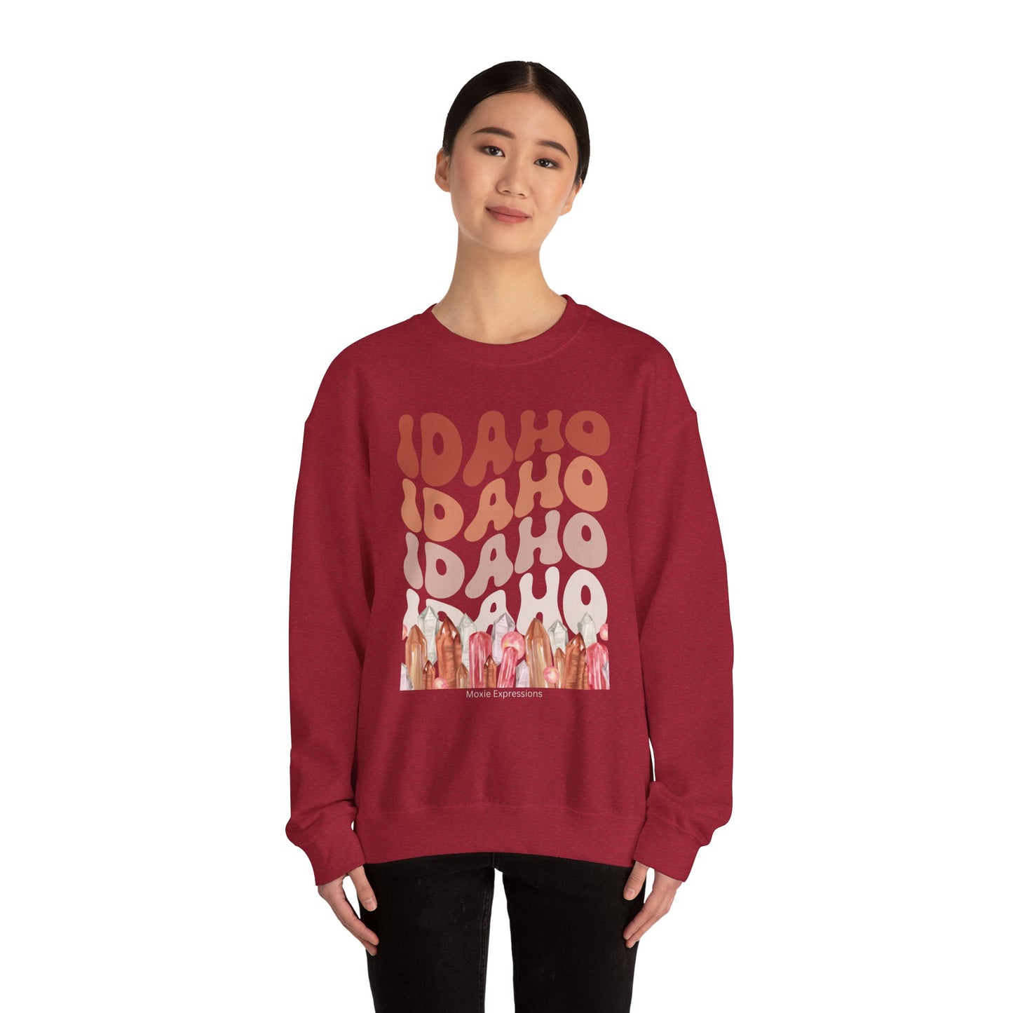 Idaho Gemstone Fusion Unisex Crewneck Sweatshirt