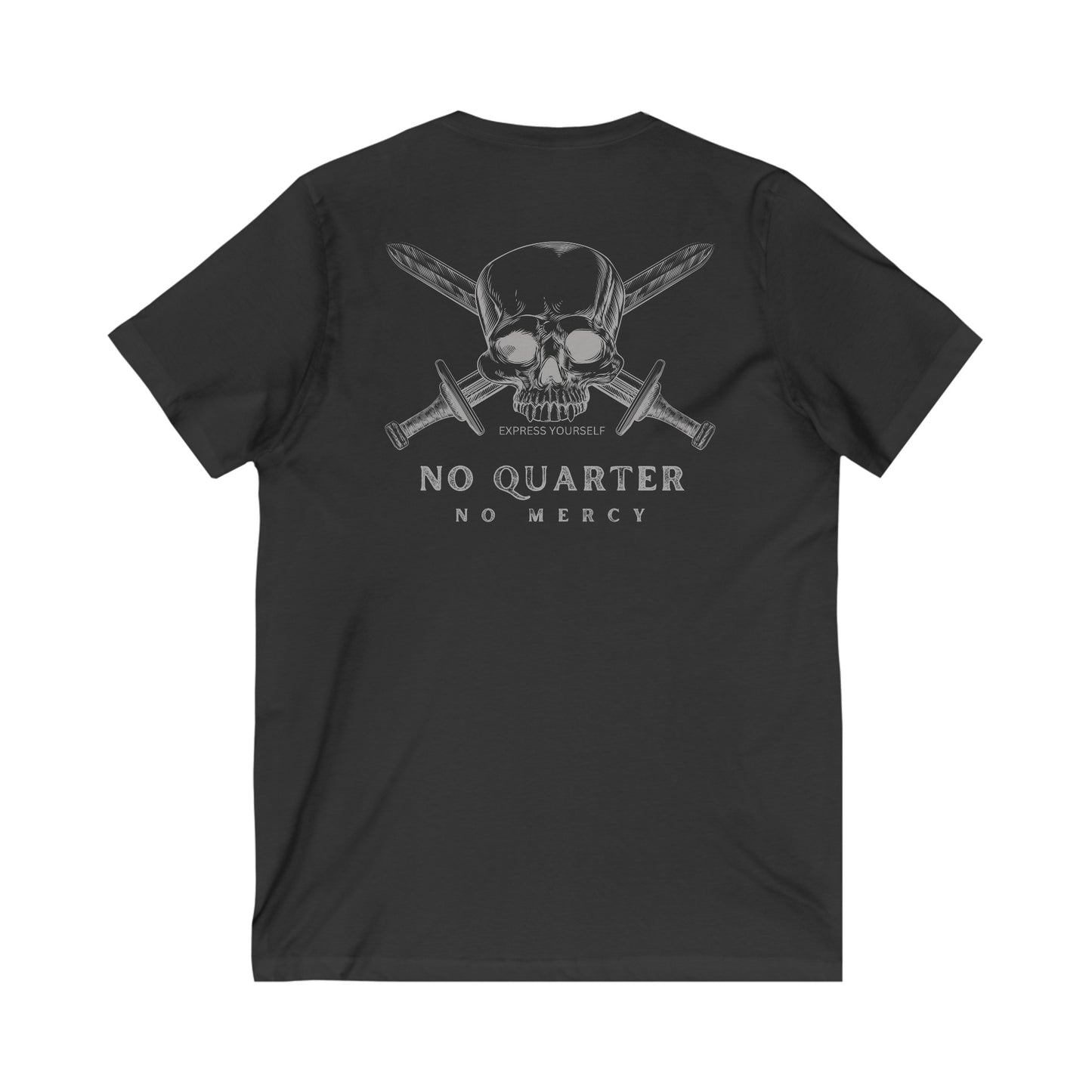 No Quarter No Mercy Unisex Jersey Short Sleeve V-Neck Tee