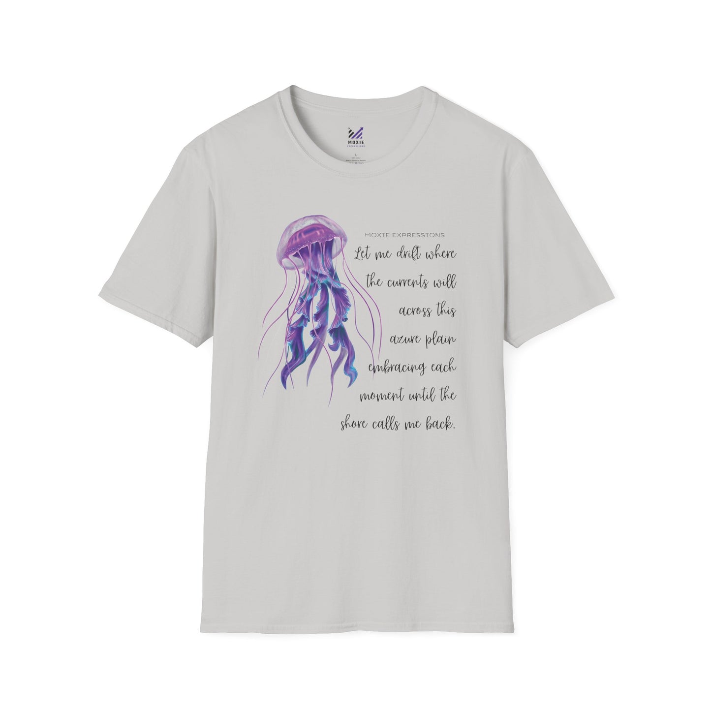 Ocean Whisper Unisex Softstyle Crewneck T-Shirt