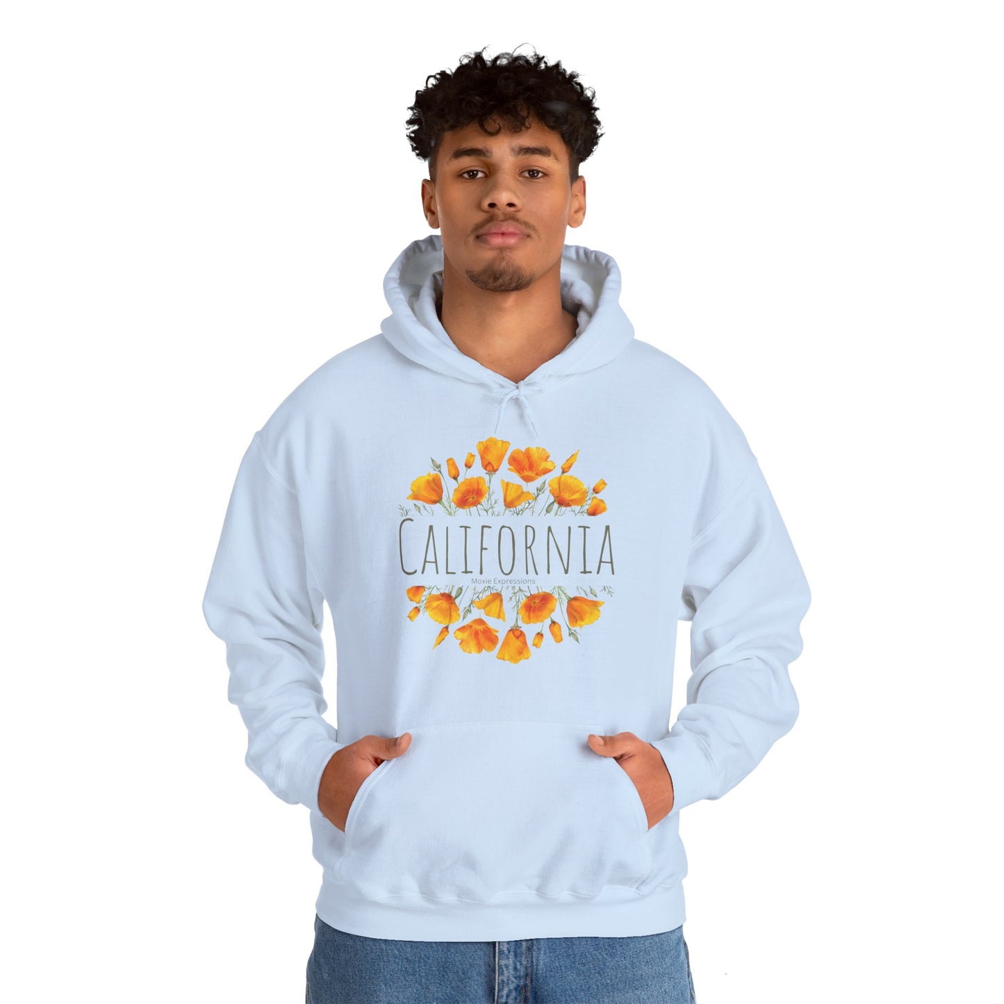 Golden Bloom Unisex Hooded Sweatshirt