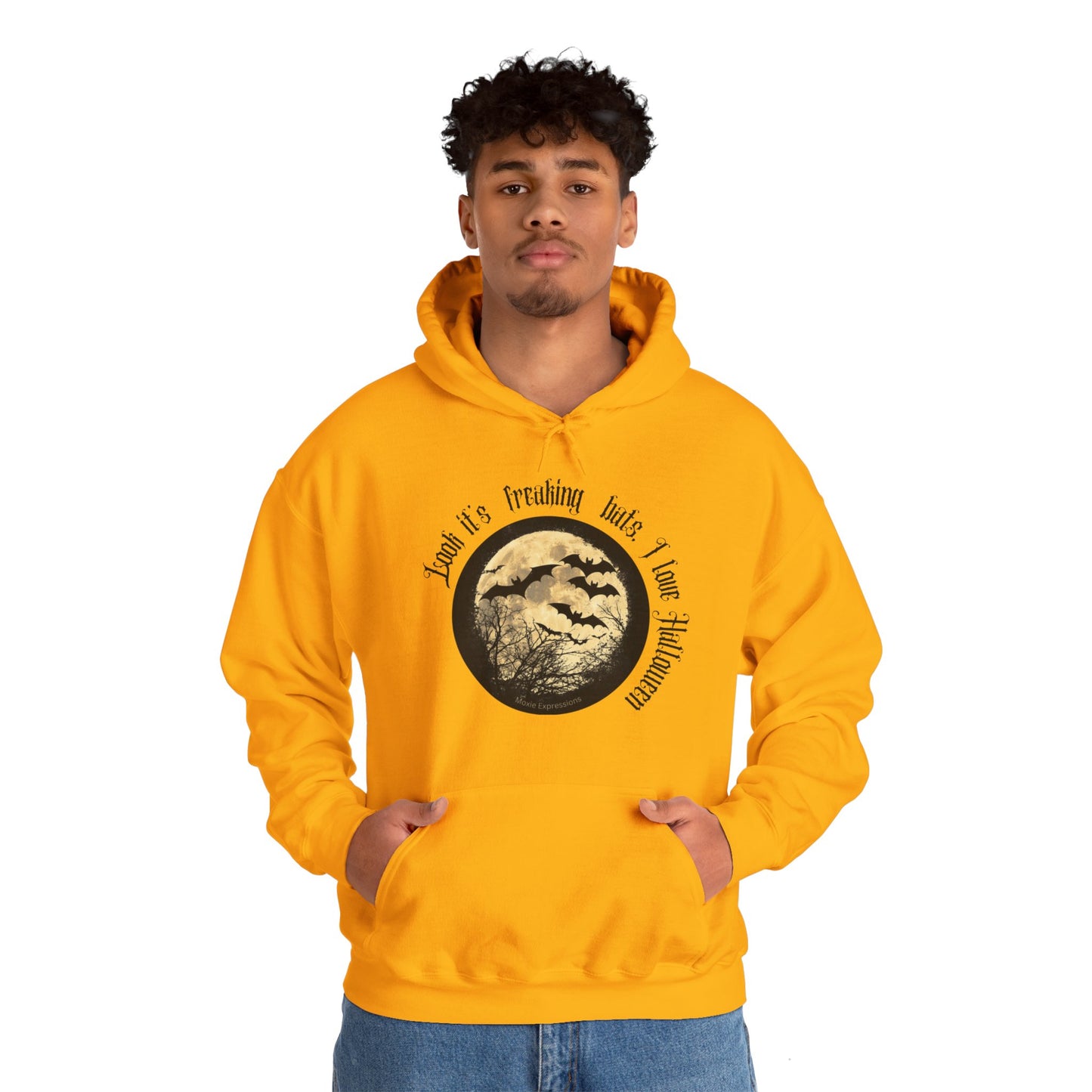 Twilight Bats Unisex Hooded Sweatshirt
