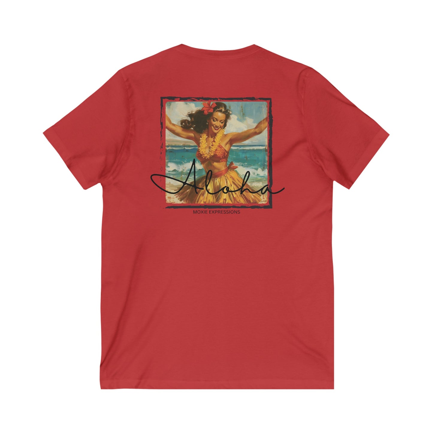 Paradise Winds Unisex Jersey Short Sleeve V-Neck Tee