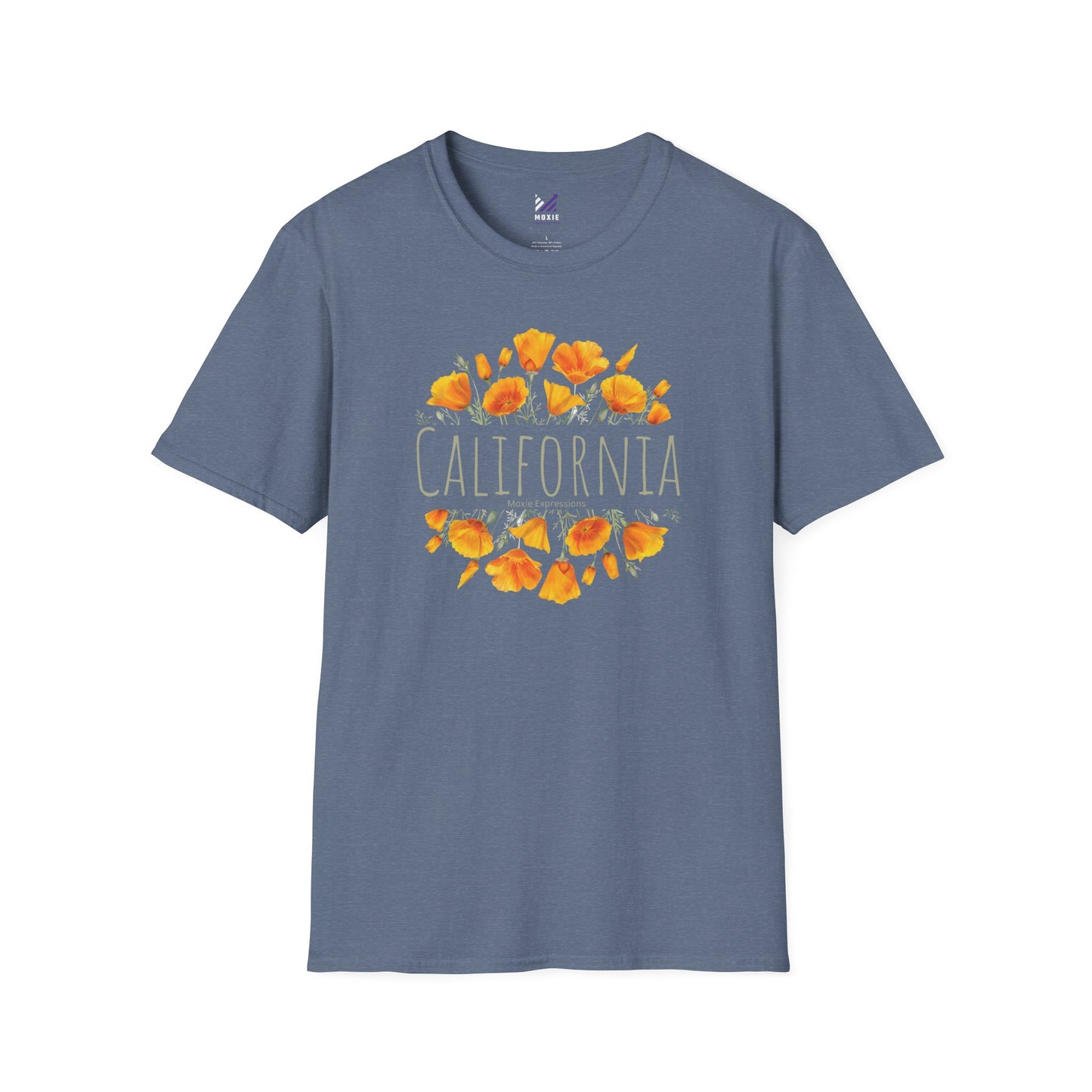 Golden Bloom Unisex Softstyle Crewneck T-Shirt