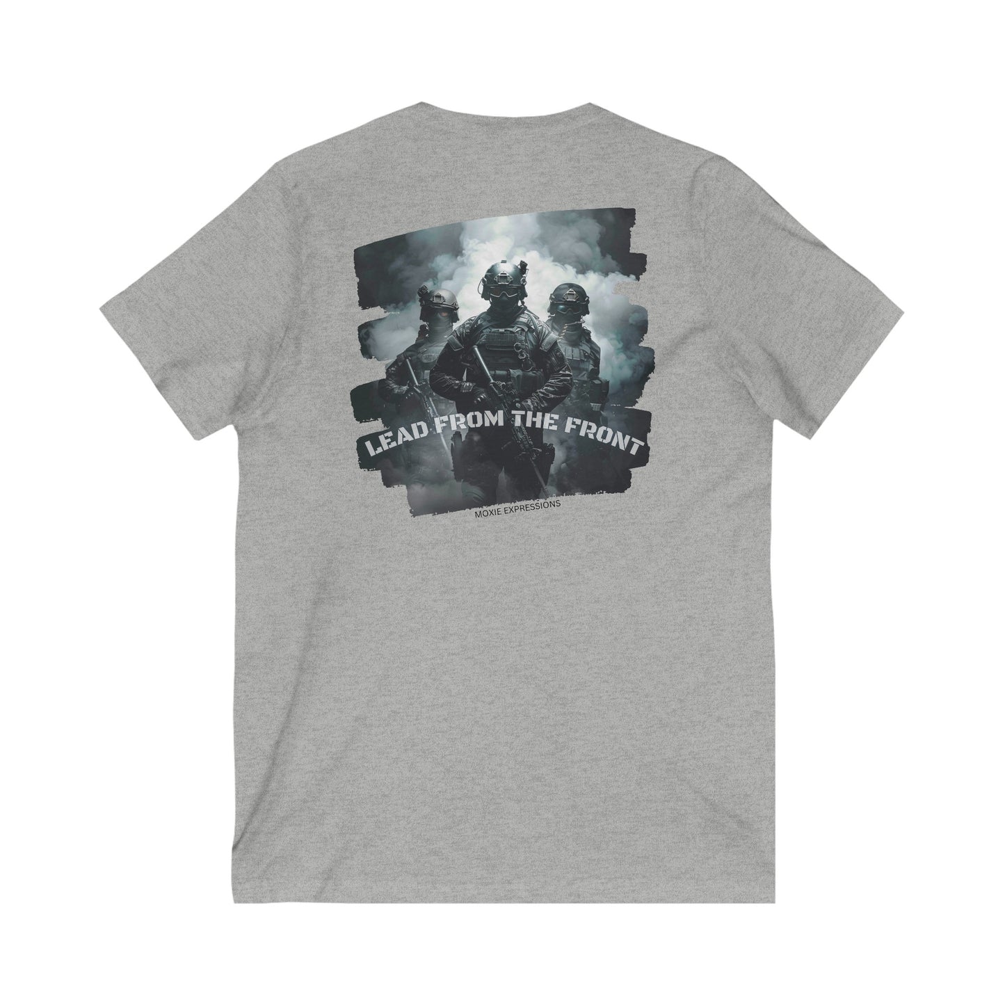 Frontline Valor Unisex Jersey Short Sleeve V-Neck Tee