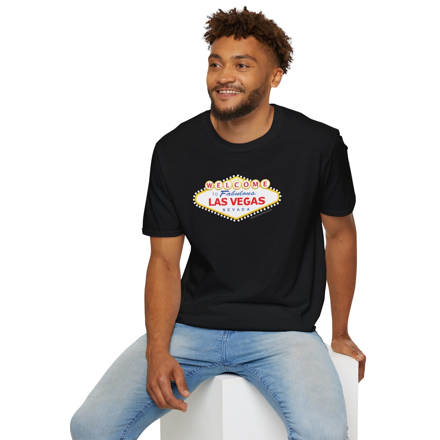 Vegas Vibes Unisex Softstyle Crewneck T-Shirt