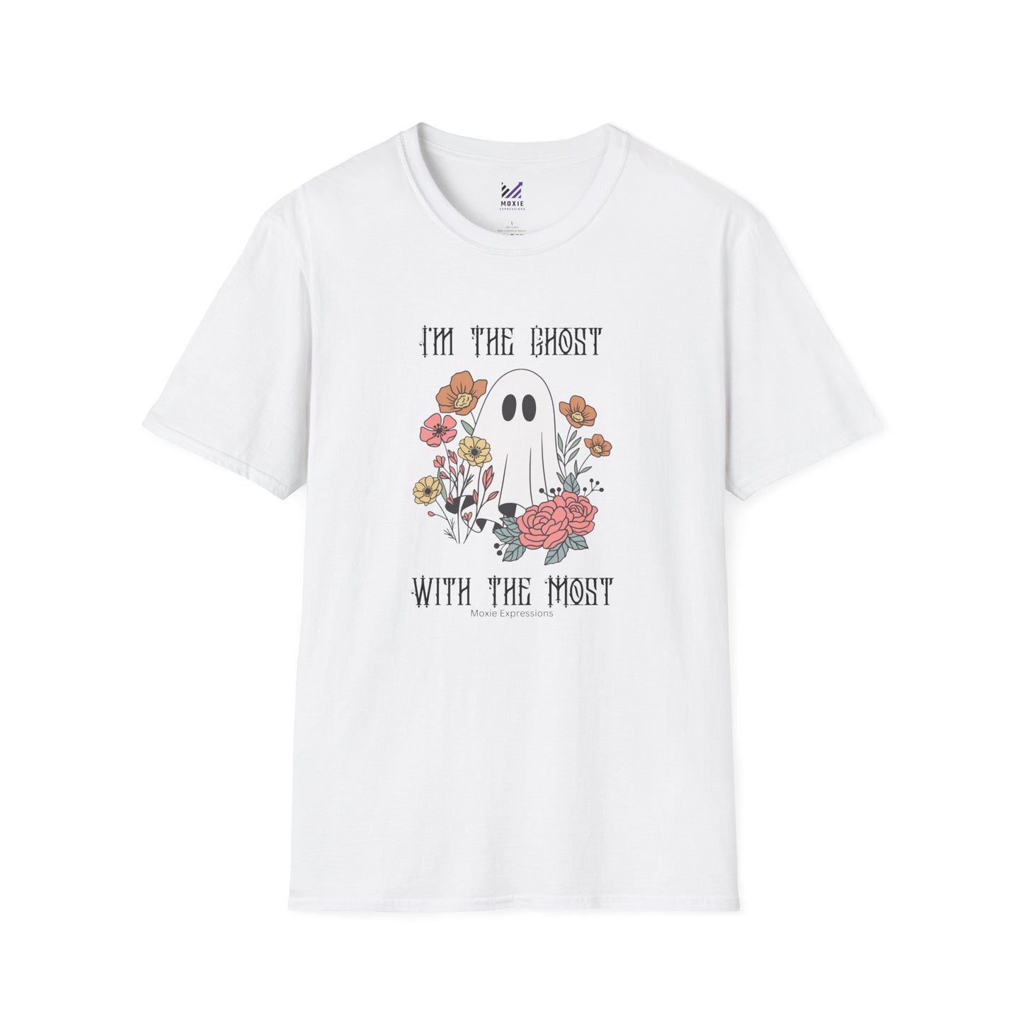 Ghost with the Most Unisex Softstyle Crewneck T-Shirt