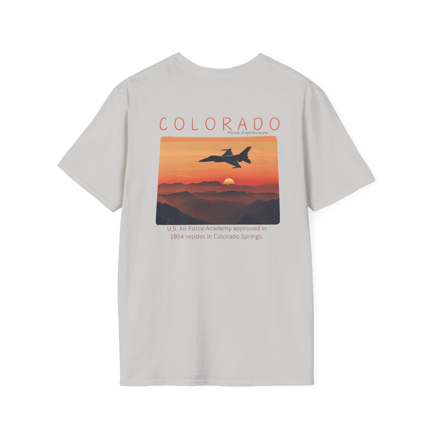 Colorado Cadet Wings Unisex Softstyle Crewneck T-Shirt