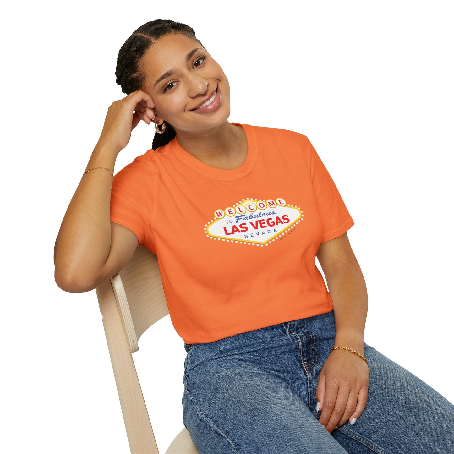 Vegas Vibes Unisex Softstyle Crewneck T-Shirt