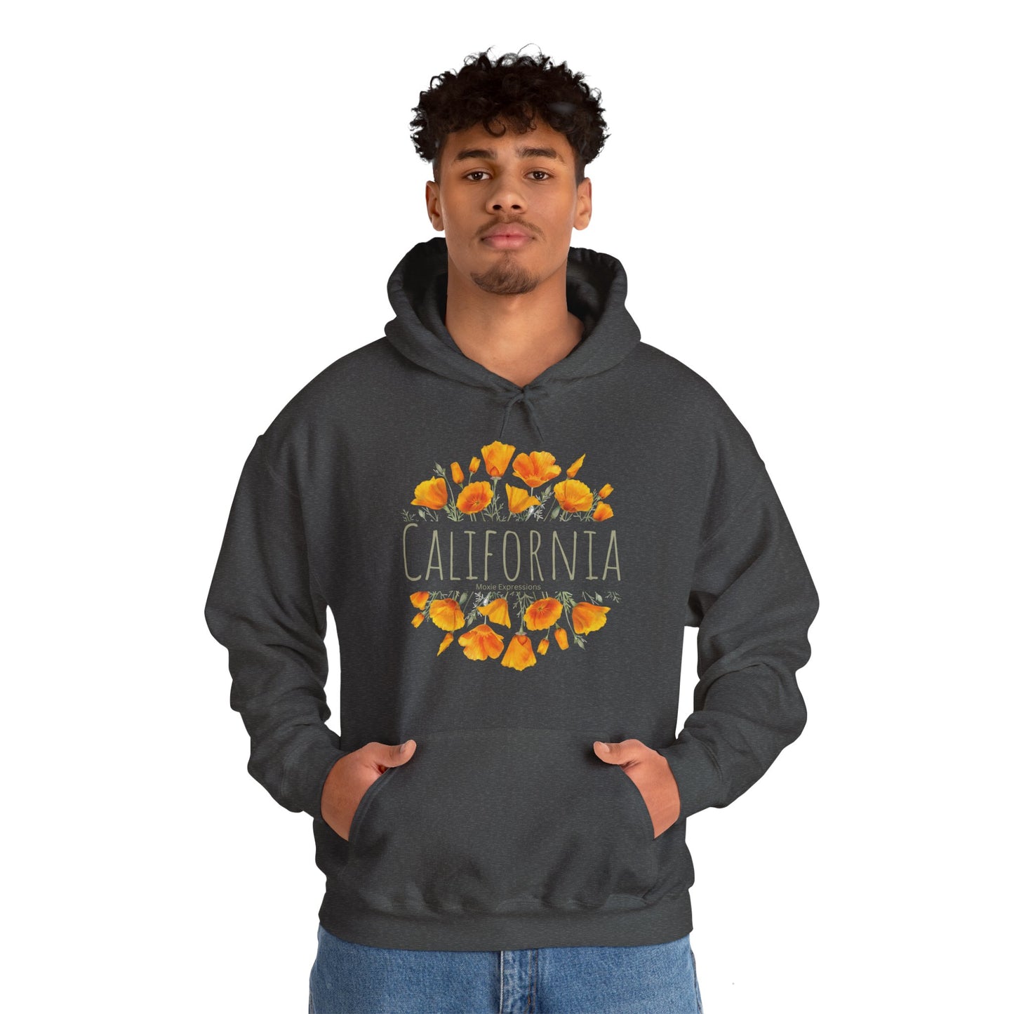 Golden Bloom Unisex Hooded Sweatshirt