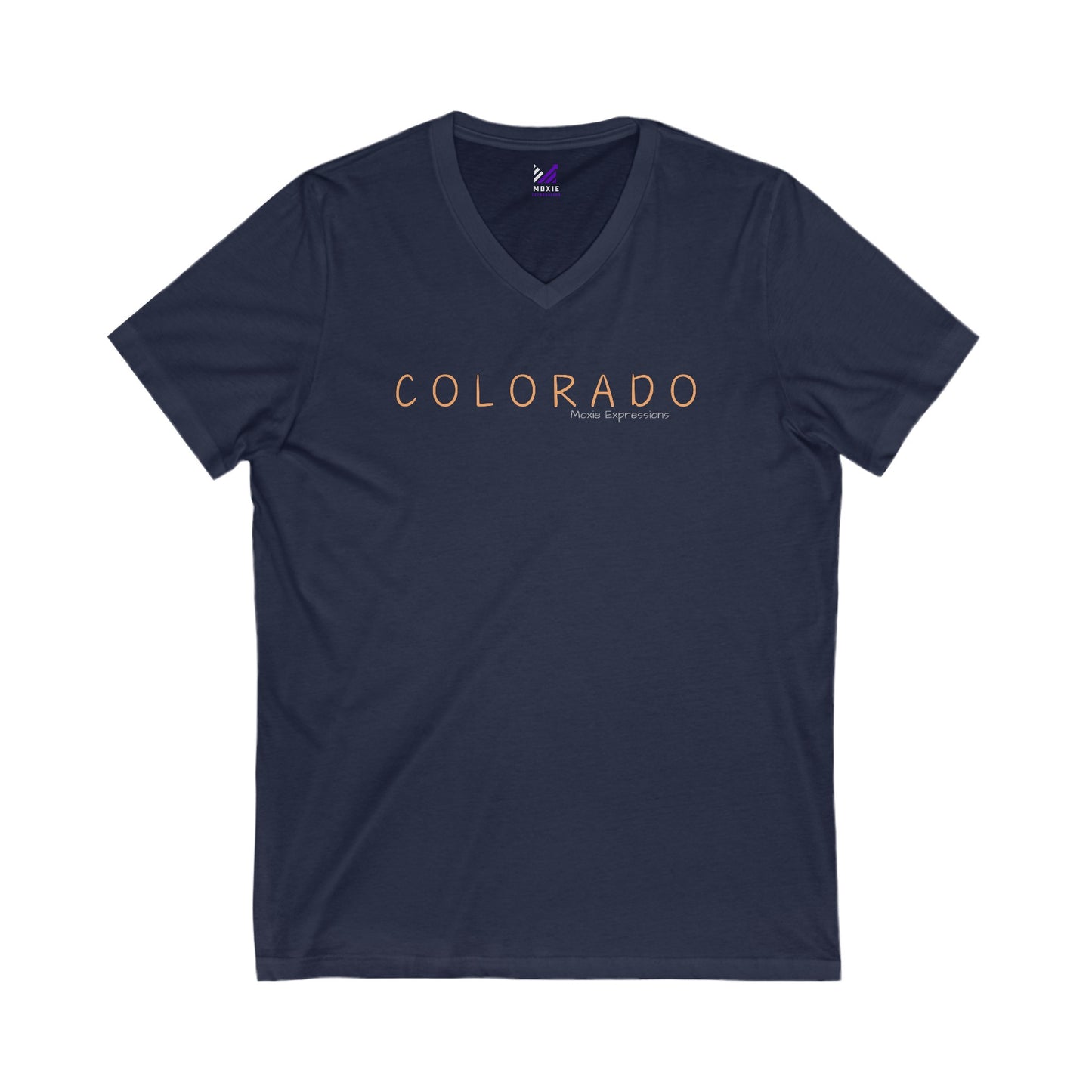 Colorado Cadet Wings Unisex Jersey Short Sleeve V-Neck Tee