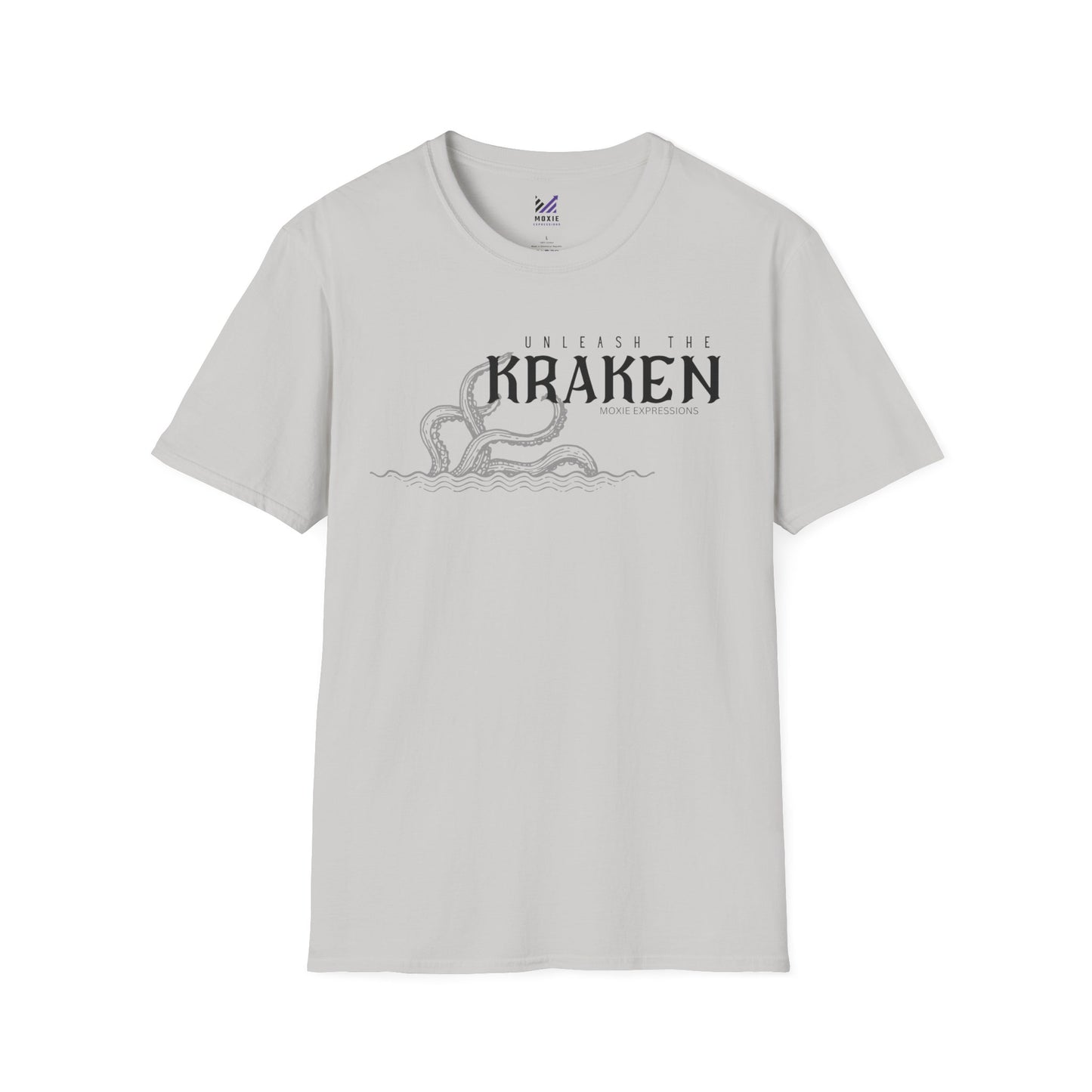 Kraken Storm Unisex Softstyle Crewneck T-Shirt