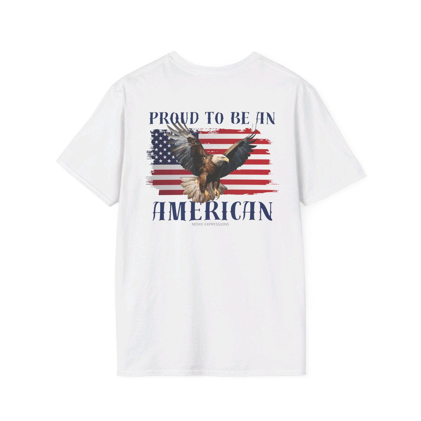 Proud Patriot Unisex Softstyle Crewneck T-Shirt