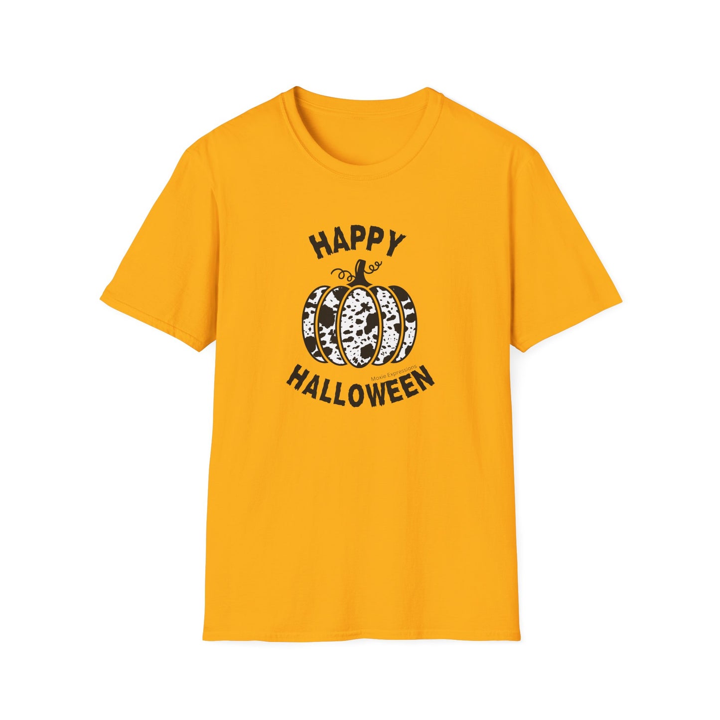 Cow Pumpkin Patch Unisex Softstyle Crewneck T-Shirt