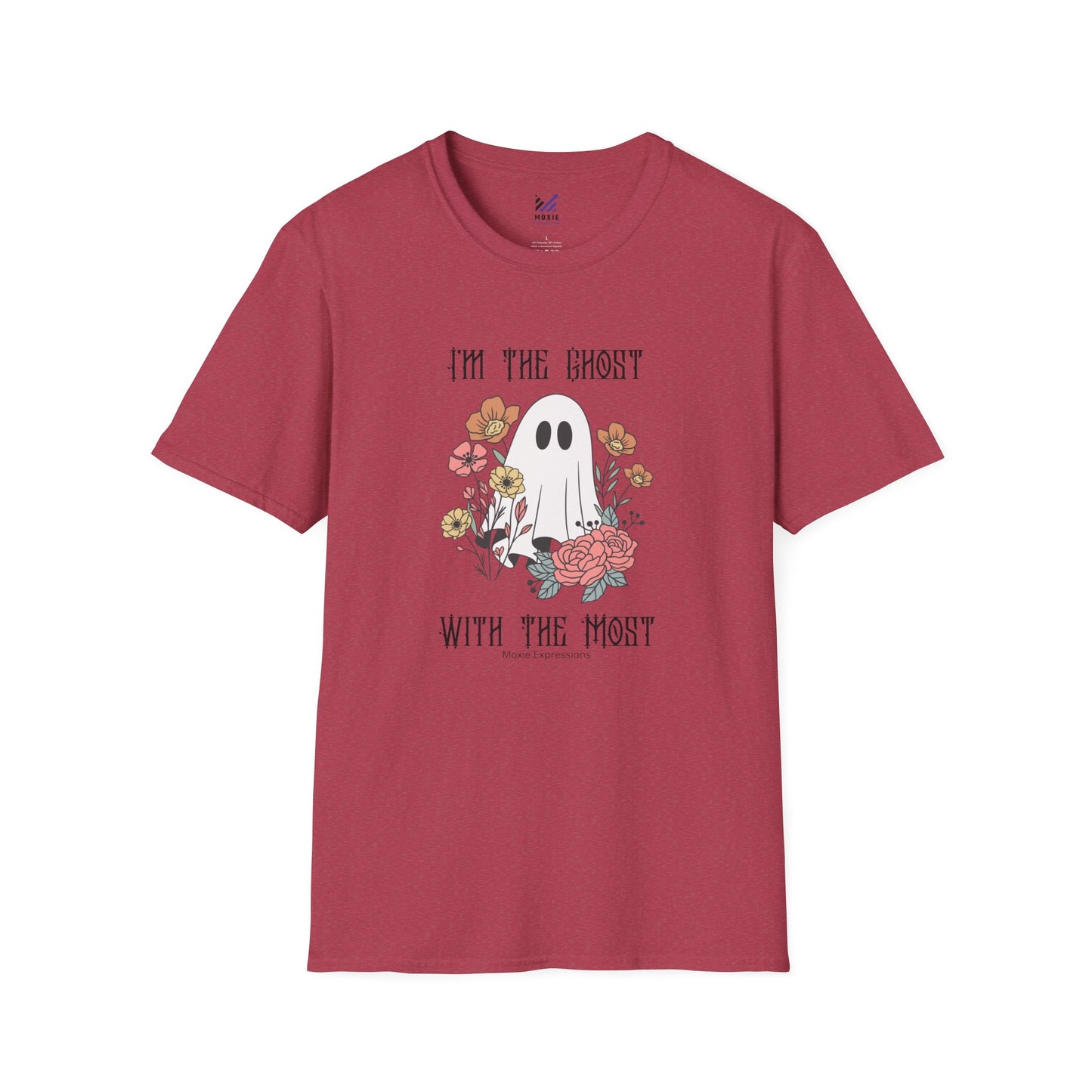 Ghost with the Most Unisex Softstyle Crewneck T-Shirt