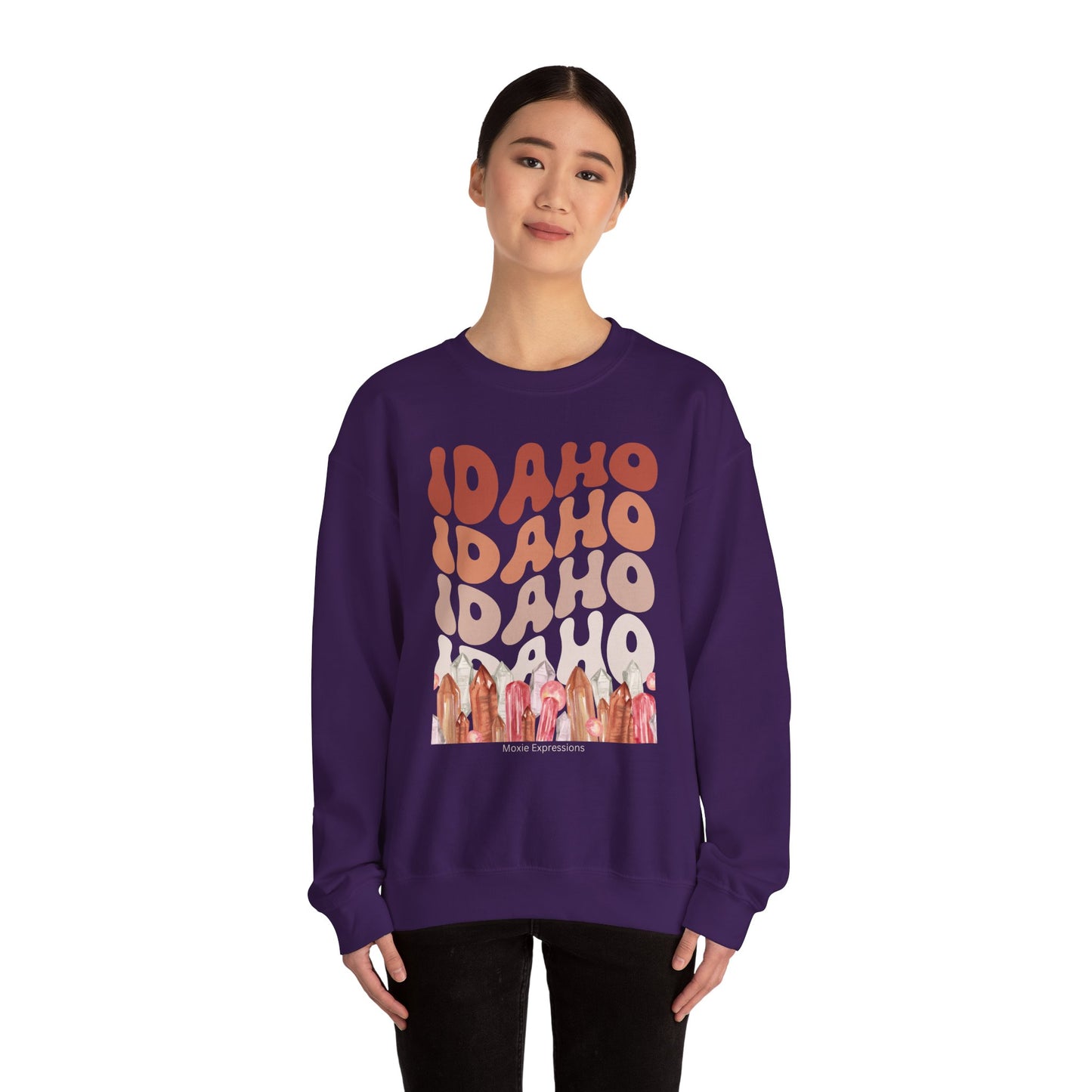 Idaho Gemstone Fusion Unisex Crewneck Sweatshirt