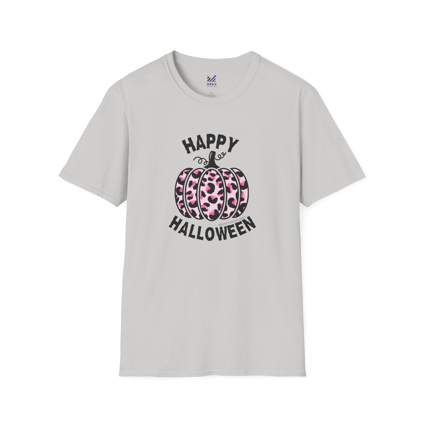Sassy Pink Pumpkin Patch Unisex Softstyle Crewneck T-Shirt