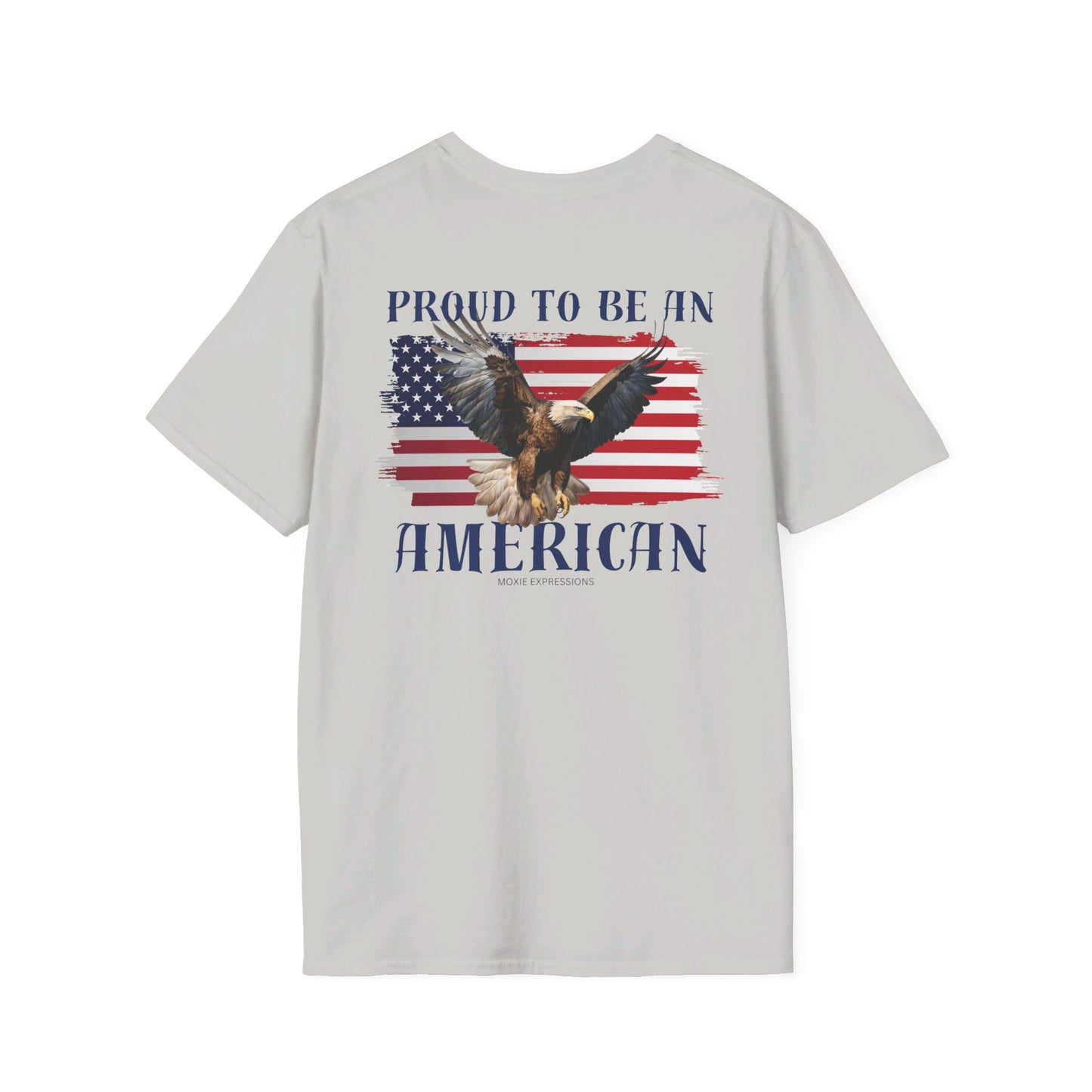 Proud Patriot Unisex Softstyle Crewneck T-Shirt
