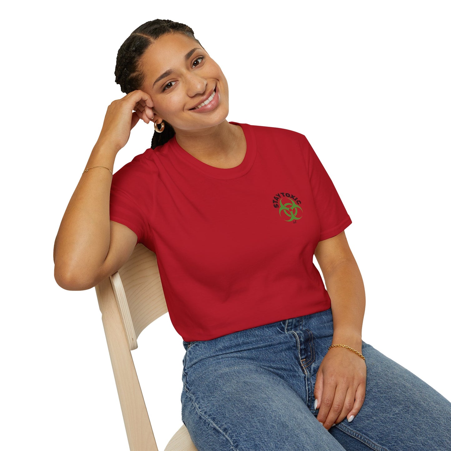 Stay Toxic Unisex Softstyle Crewneck T-Shirt