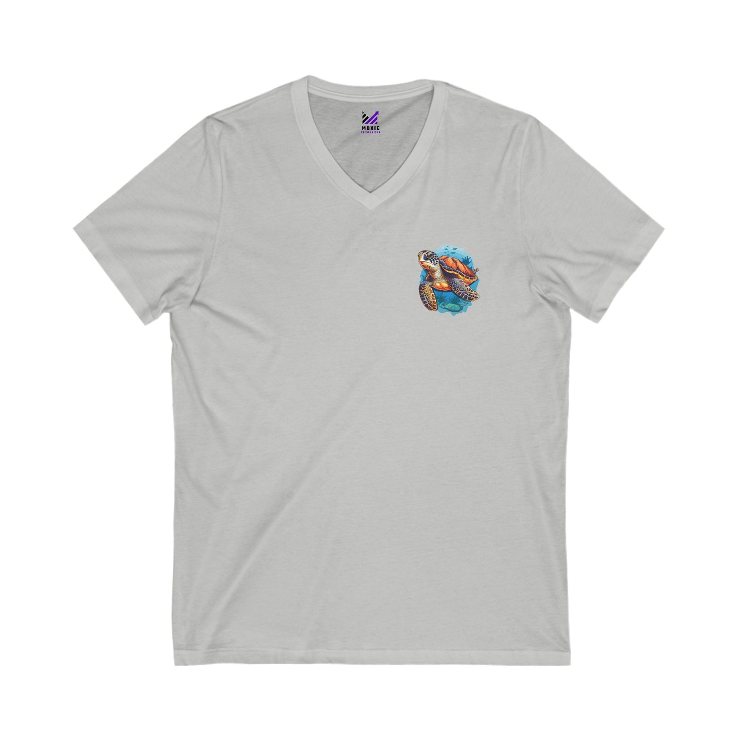 Tidal Tranquility Unisex Jersey Short Sleeve V-Neck Tee