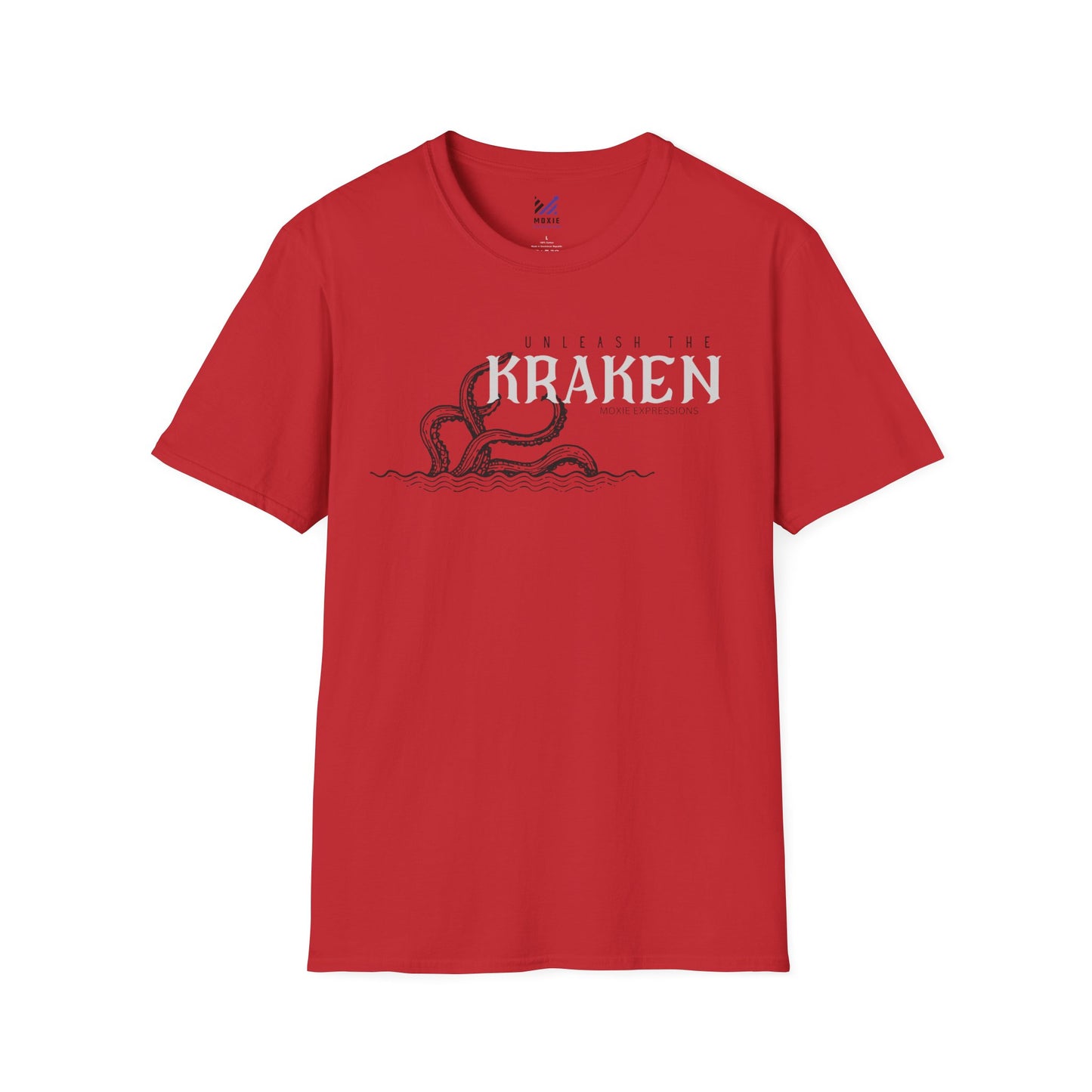 Kraken Storm Unisex Softstyle Crewneck T-Shirt