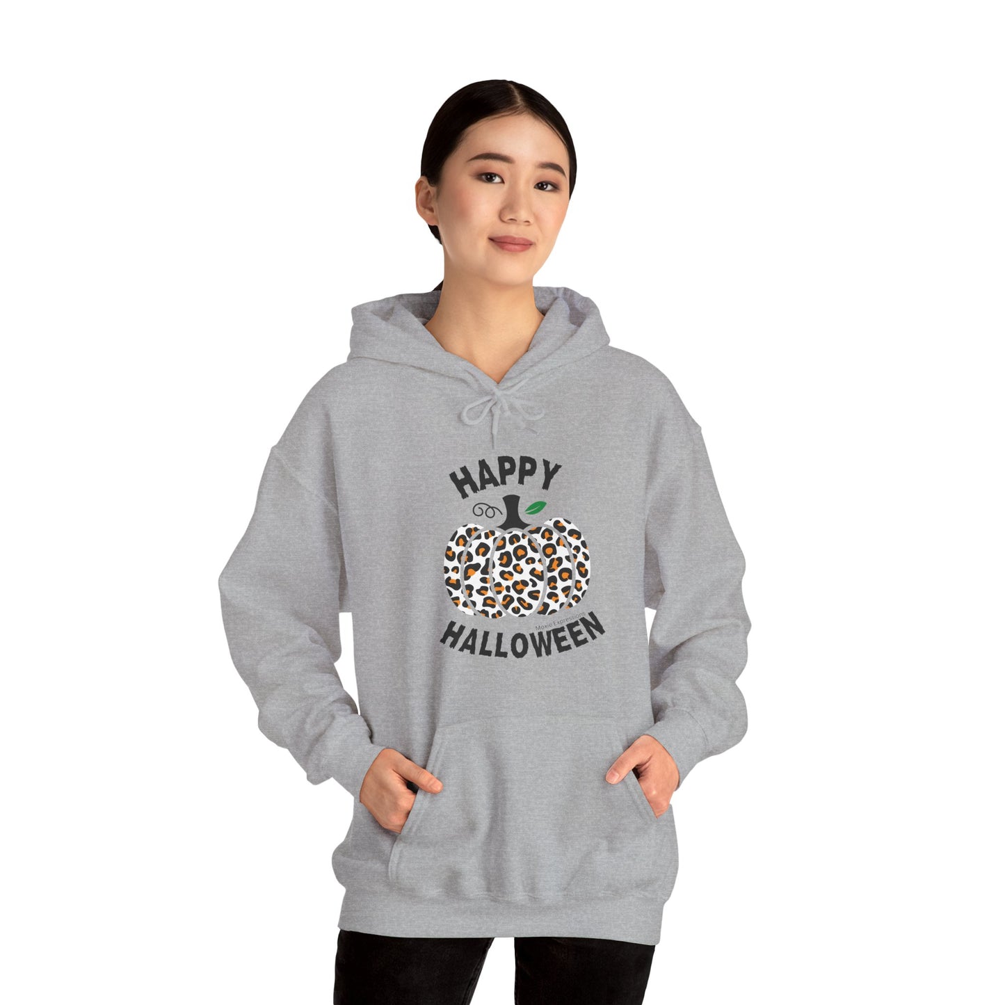 Cheetah Chic Pumpkin Patch Unisex Hooded Sweatshirt