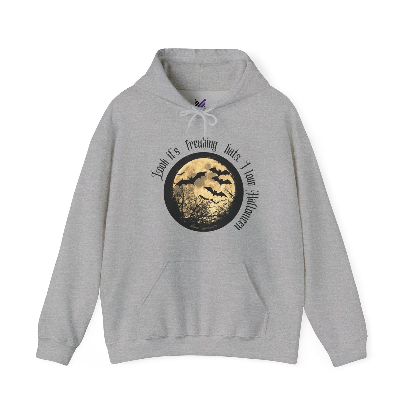 Twilight Bats Unisex Hooded Sweatshirt