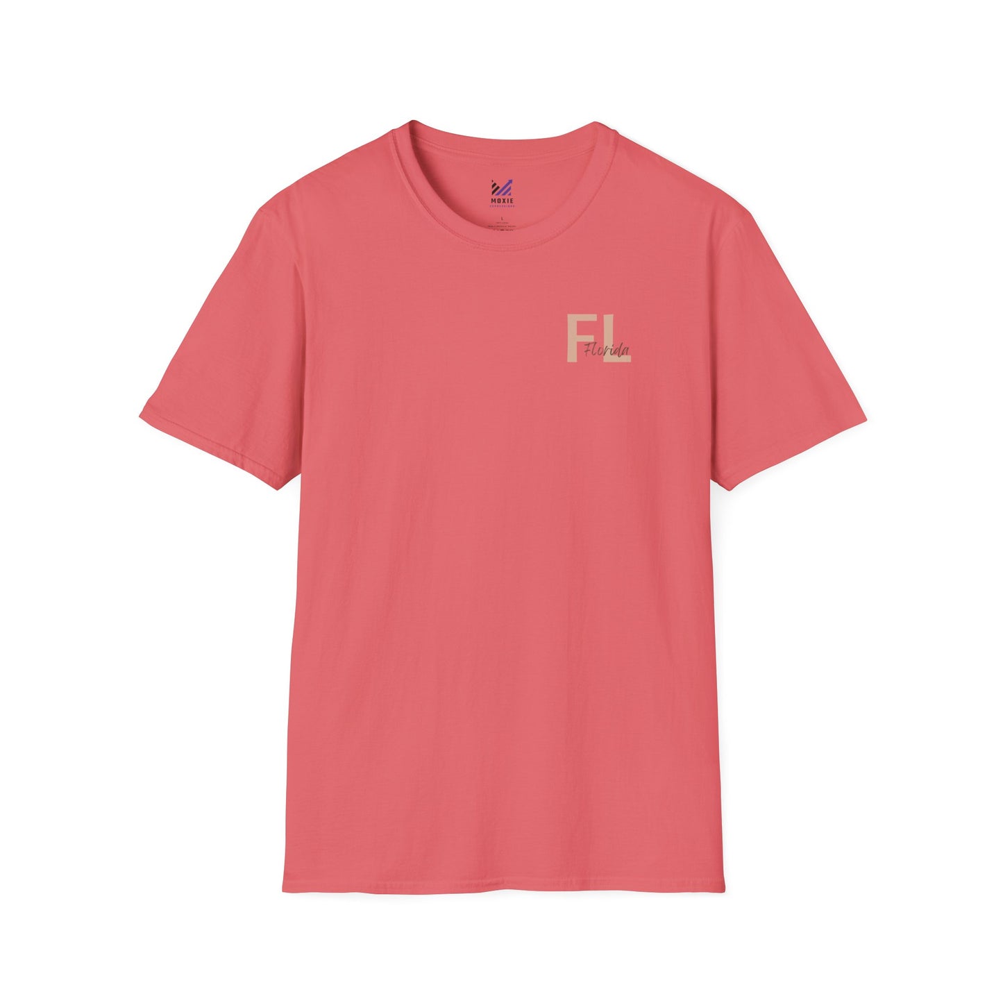 Florida Sunset Currents Unisex Softstyle Crewneck T-Shirt