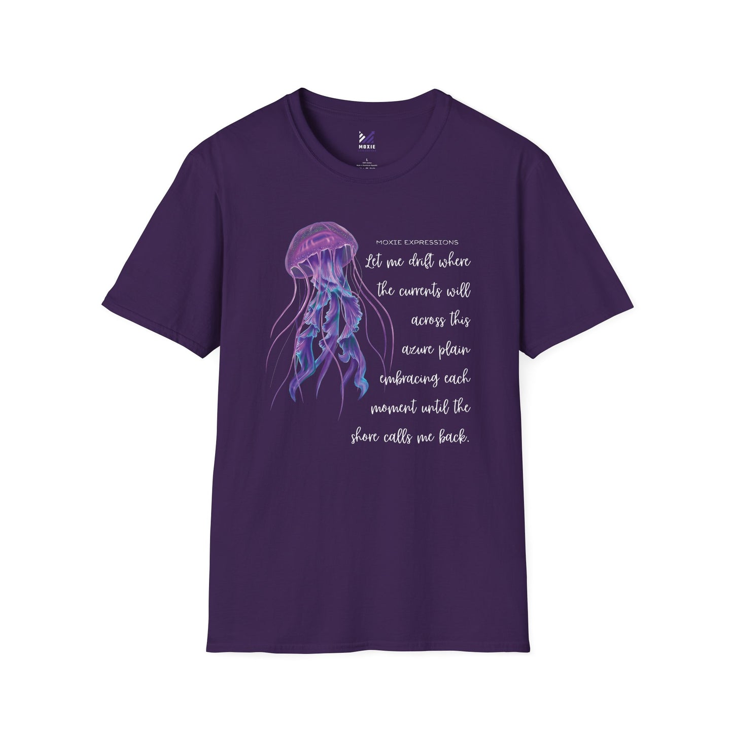 Ocean Whisper Unisex Softstyle Crewneck T-Shirt