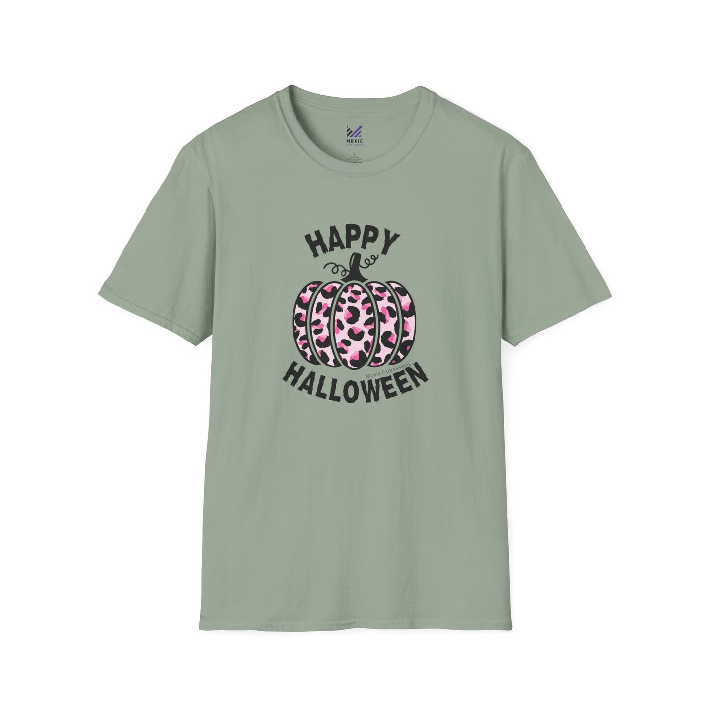 Sassy Pink Pumpkin Patch Unisex Softstyle Crewneck T-Shirt
