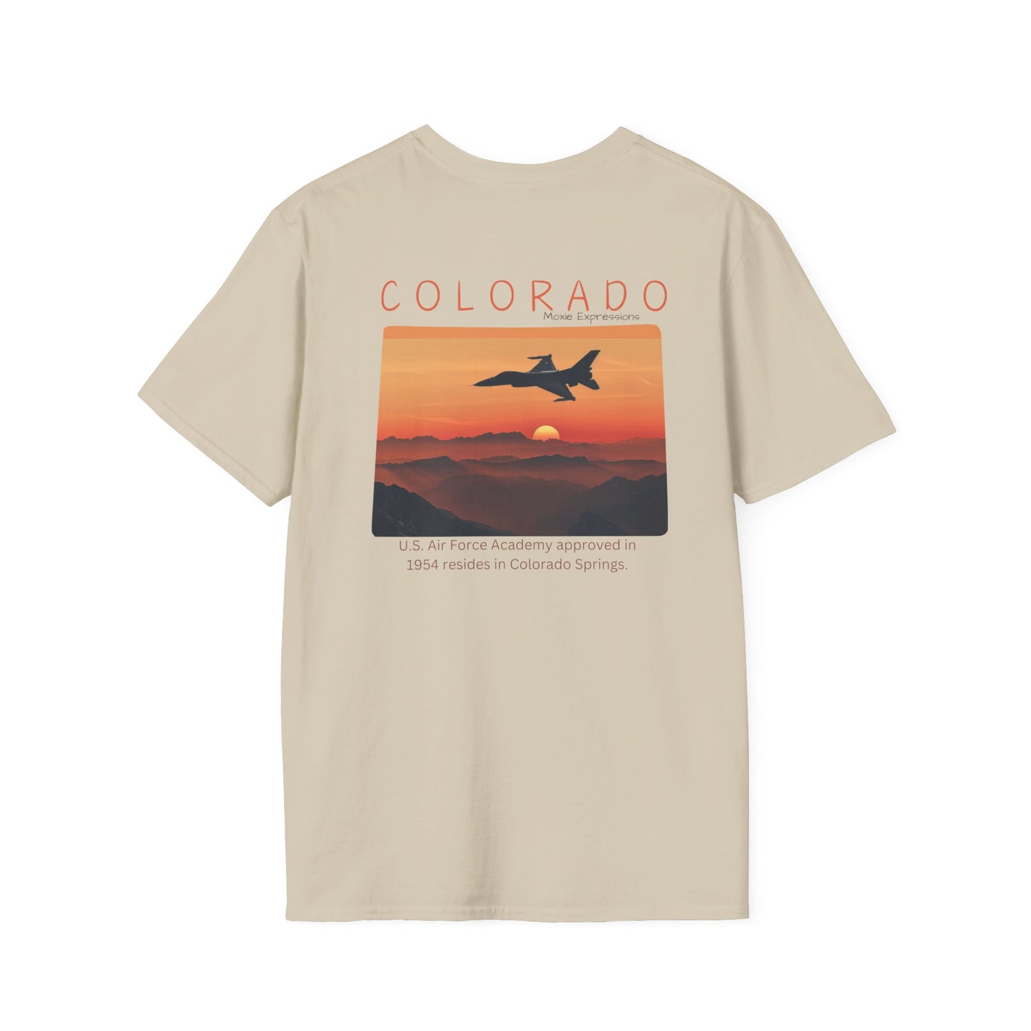 Colorado Cadet Wings Unisex Softstyle Crewneck T-Shirt