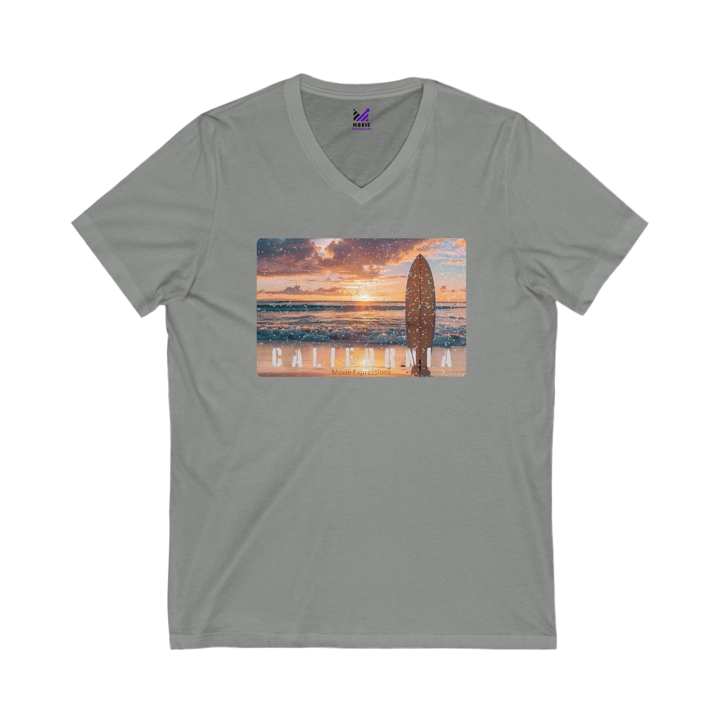 California Dreamin Unisex Jersey Short Sleeve V-Neck Tee