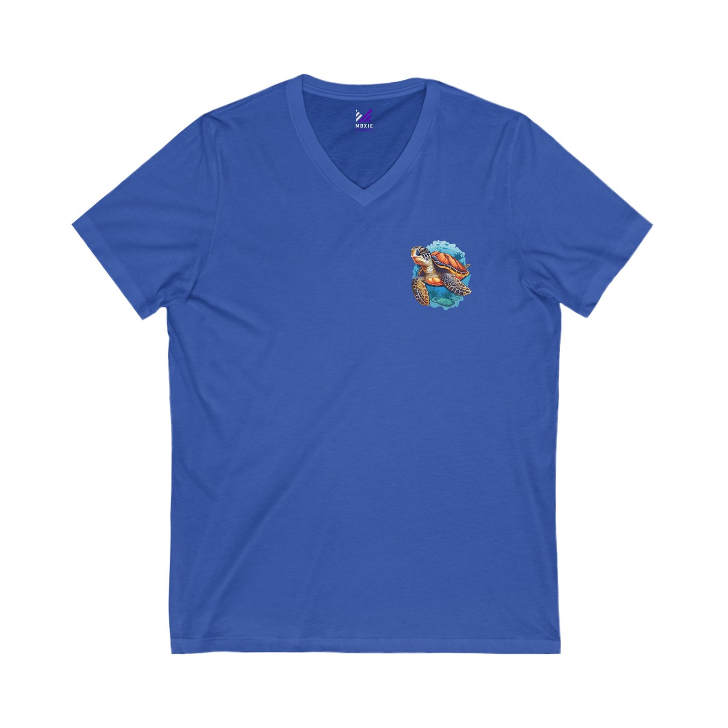 Tidal Tranquility Unisex Jersey Short Sleeve V-Neck Tee