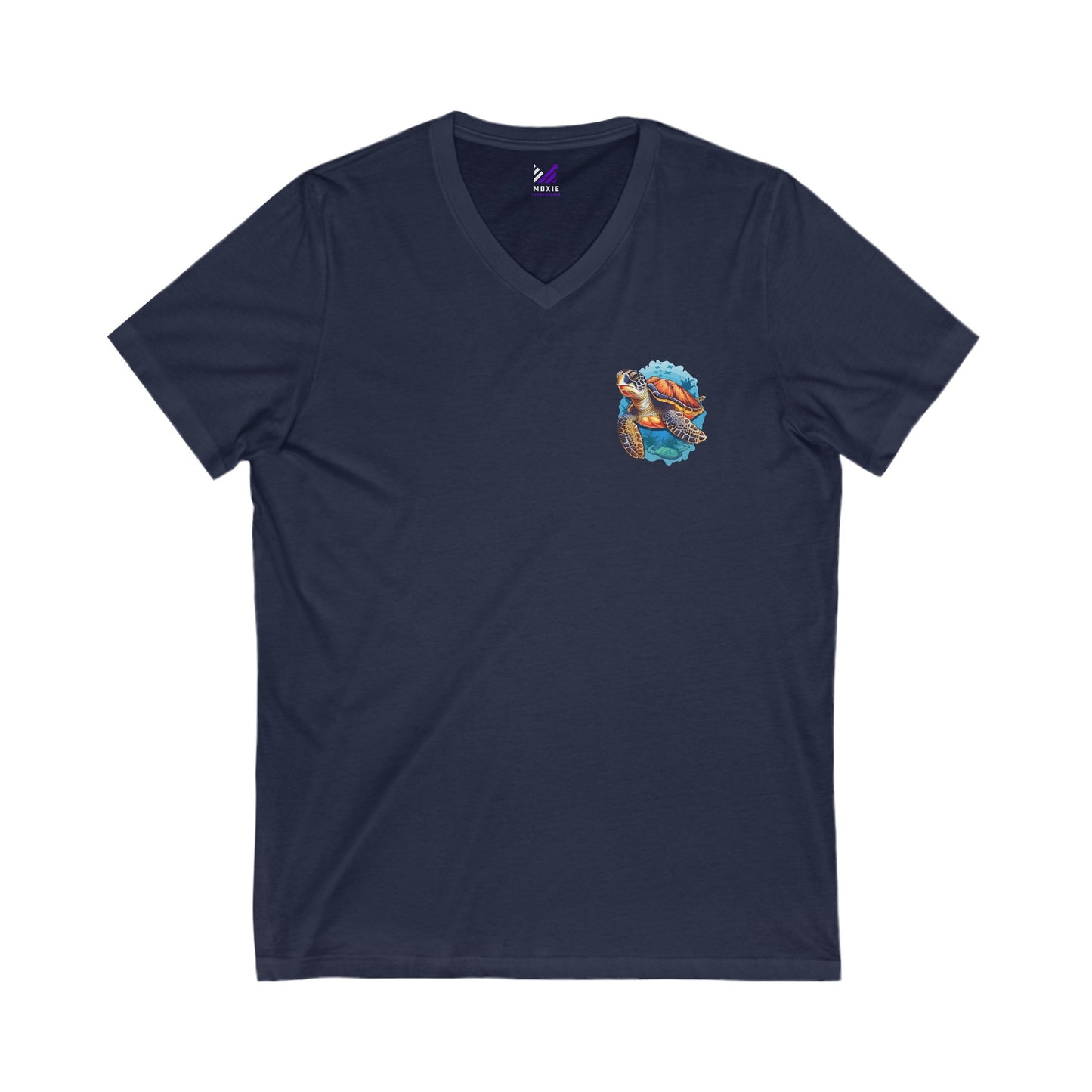 Tidal Tranquility Unisex Jersey Short Sleeve V-Neck Tee