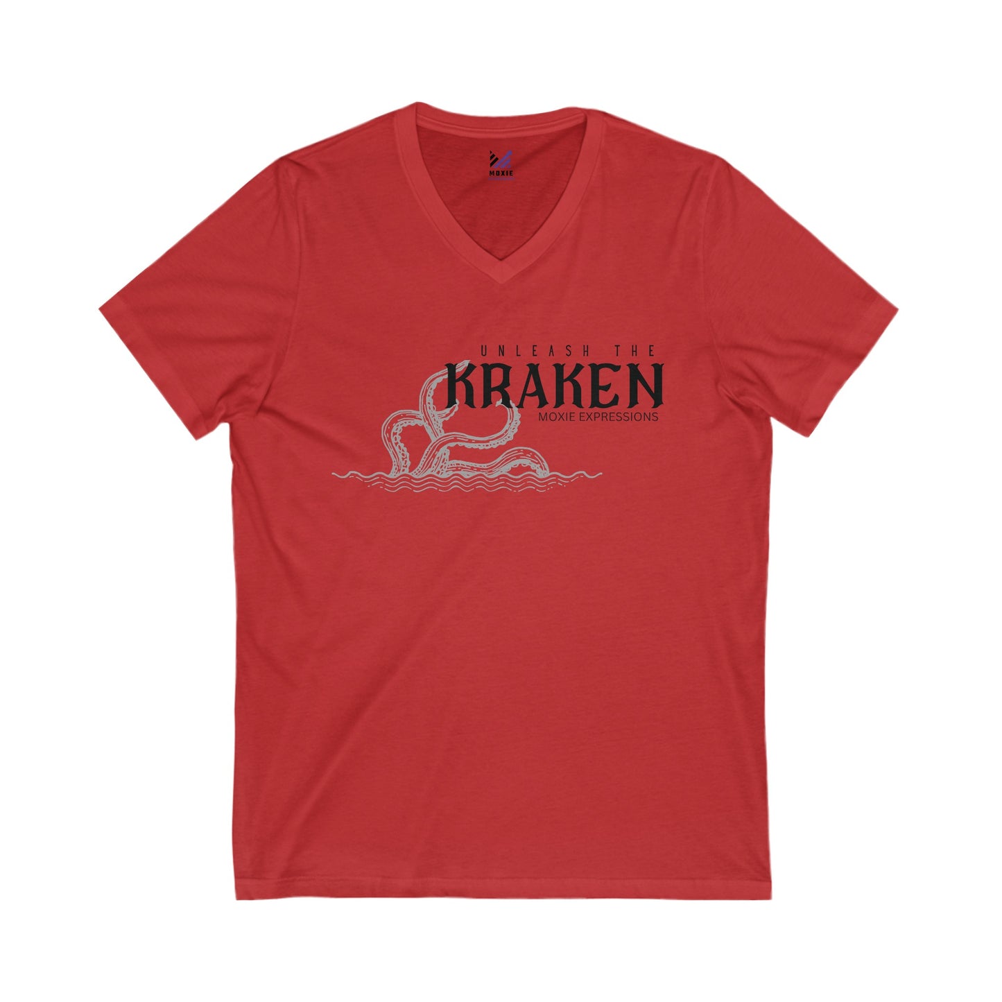 Kraken Wrath Unisex Jersey Short Sleeve V-Neck Tee