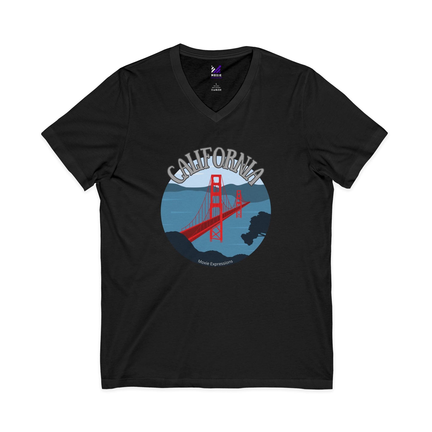 Bridges of Glory Unisex Jersey Short Sleeve V-Neck Tee