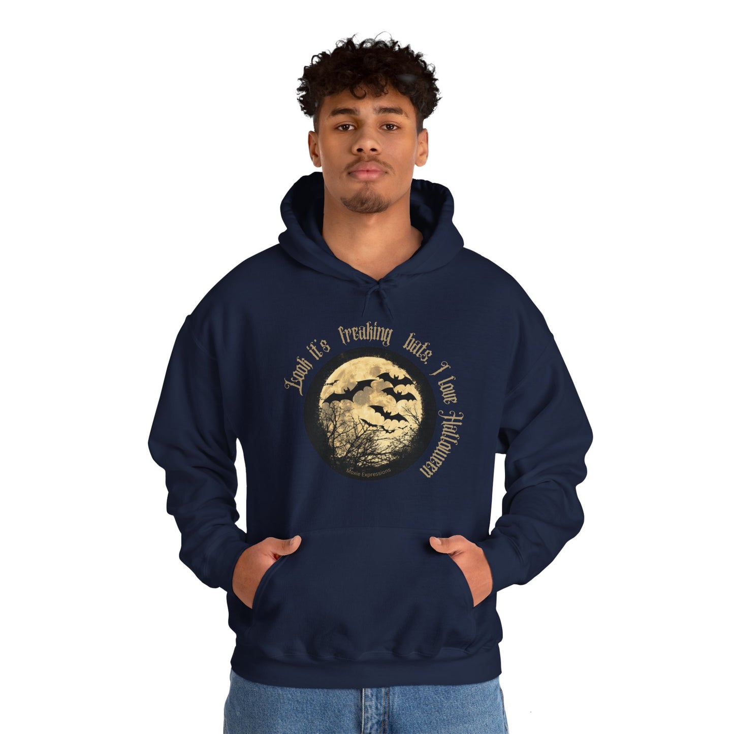 Twilight Bats Unisex Hooded Sweatshirt