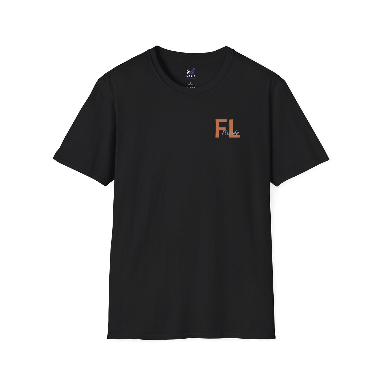 Florida Sunset Currents Unisex Softstyle Crewneck T-Shirt