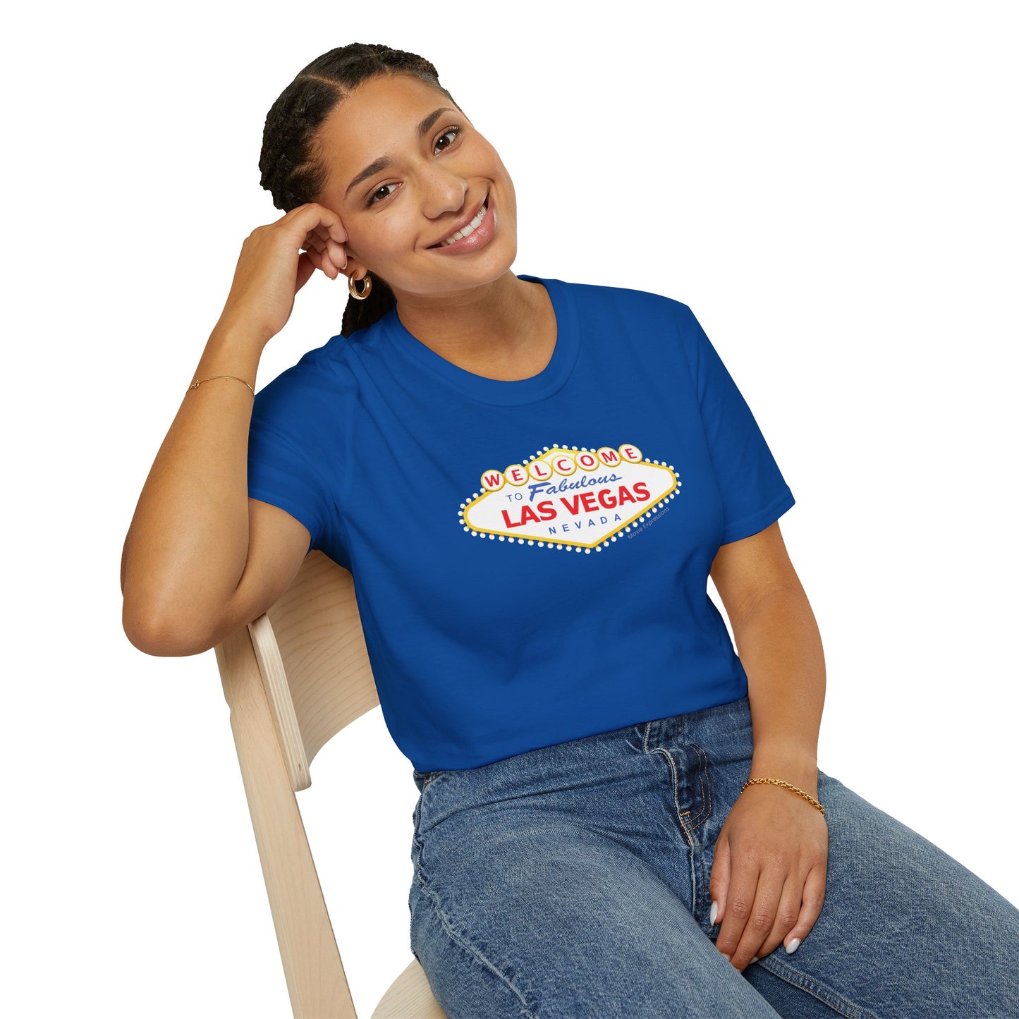 Vegas Vibes Unisex Softstyle Crewneck T-Shirt