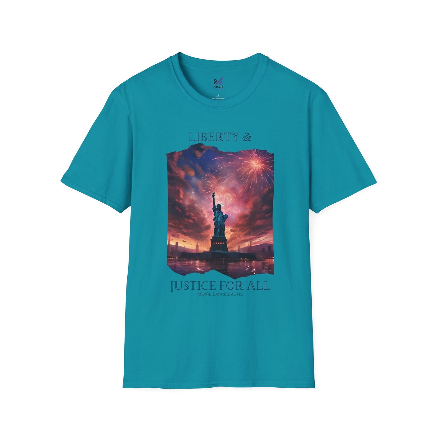 Liberty’s Radiance Unisex Softstyle Crewneck T-Shirt