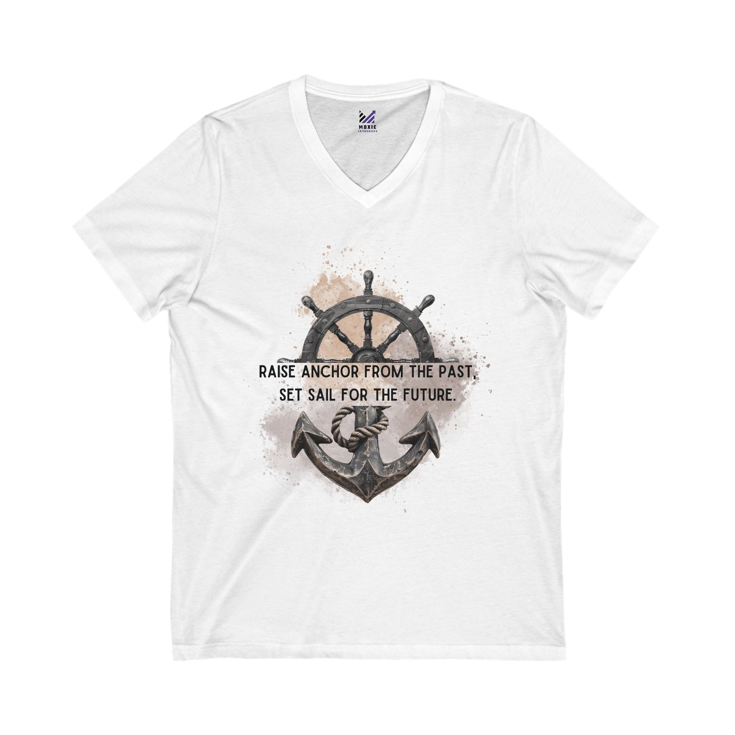 Anchor's Legacy Unisex Jersey Short Sleeve V-Neck Tee