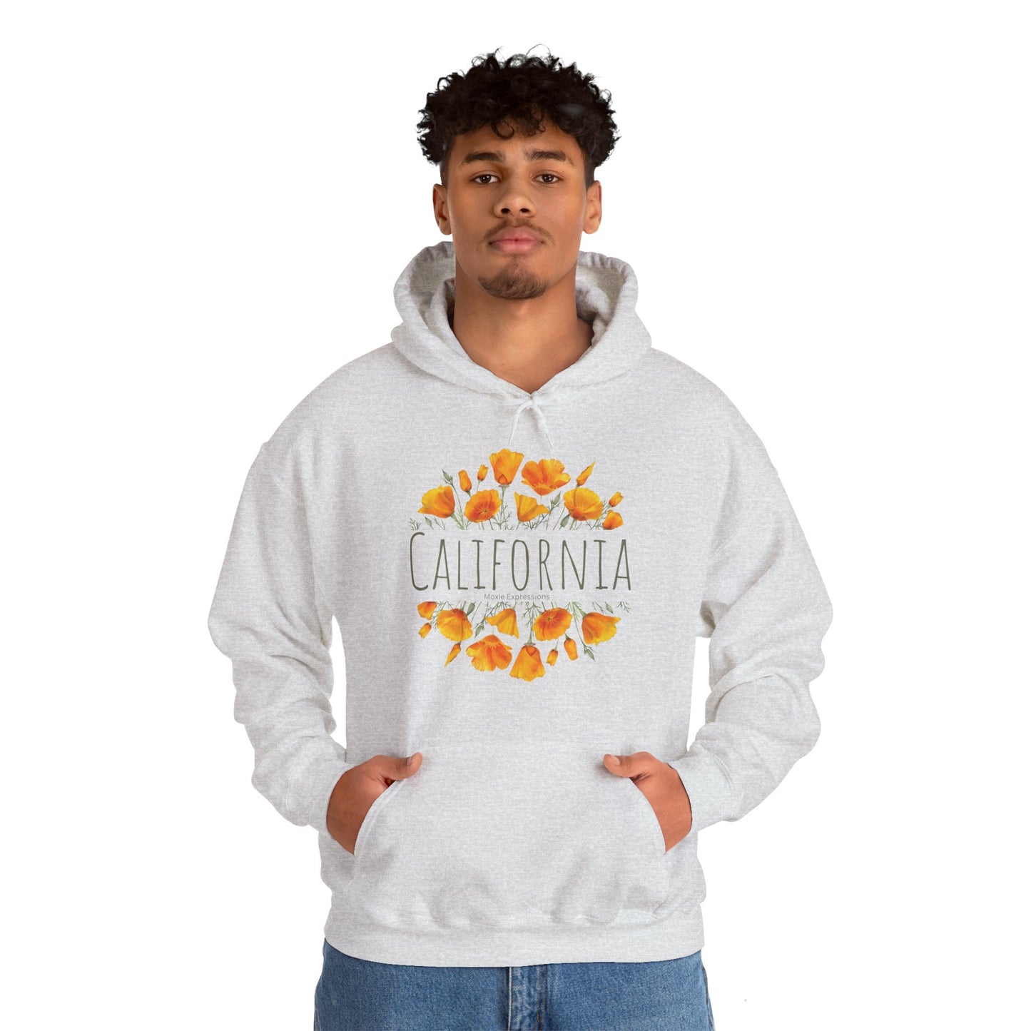 Golden Bloom Unisex Hooded Sweatshirt