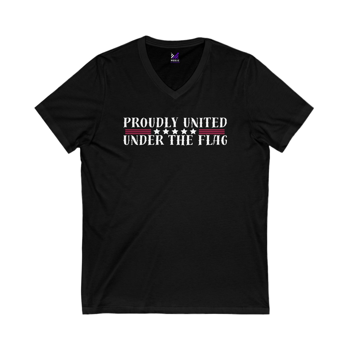 Proud Patriot Unisex Jersey Short Sleeve V-Neck Tee