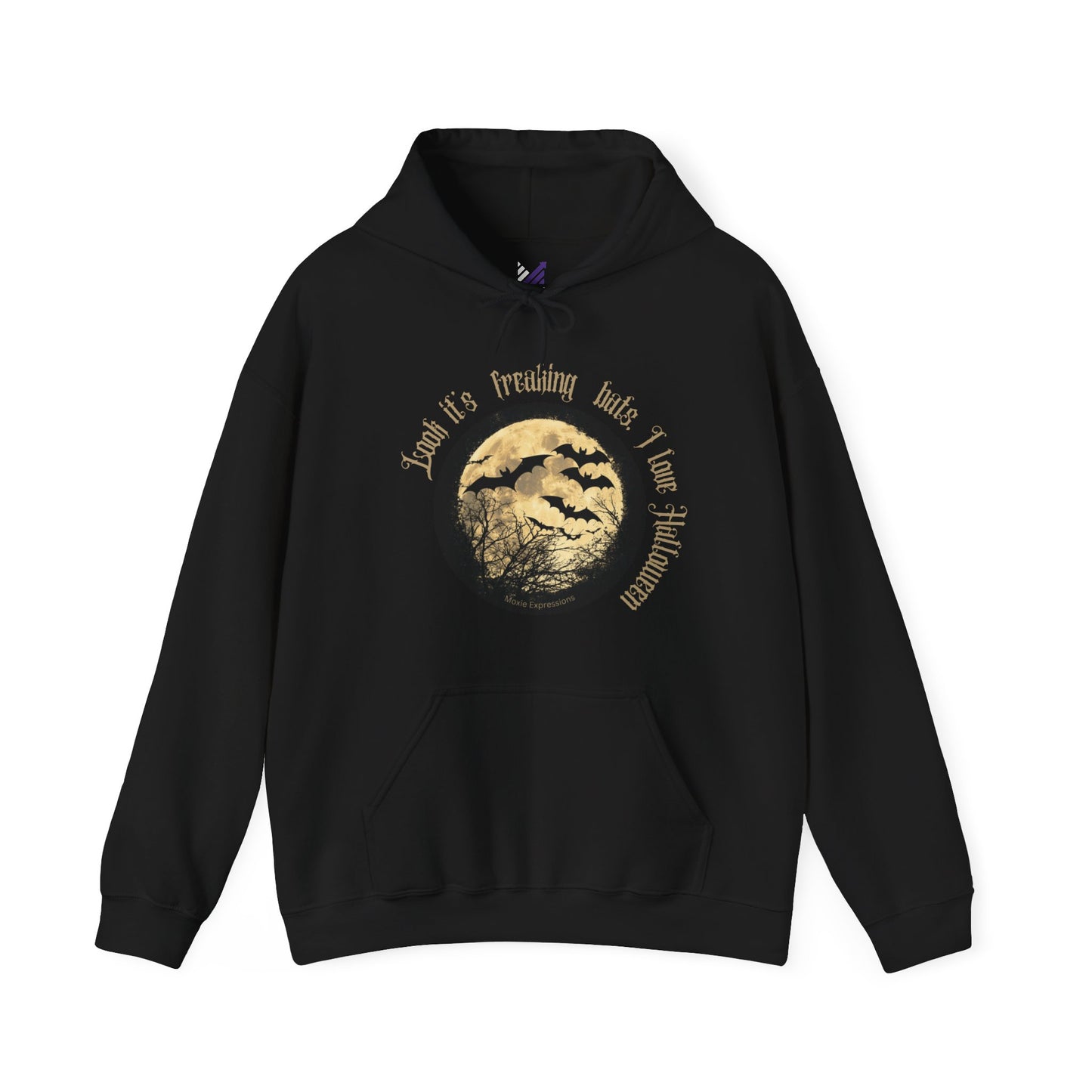 Twilight Bats Unisex Hooded Sweatshirt