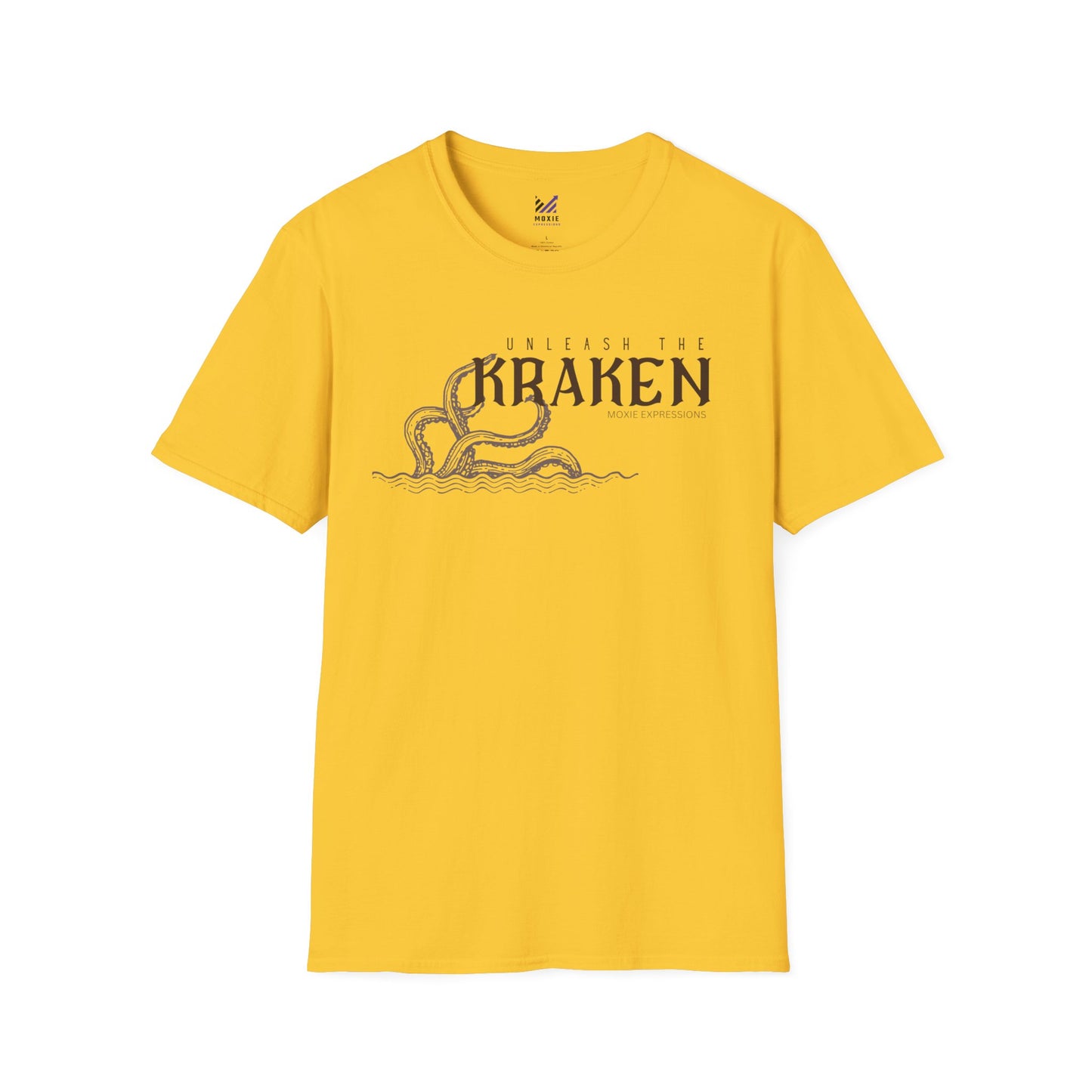 Kraken Storm Unisex Softstyle Crewneck T-Shirt