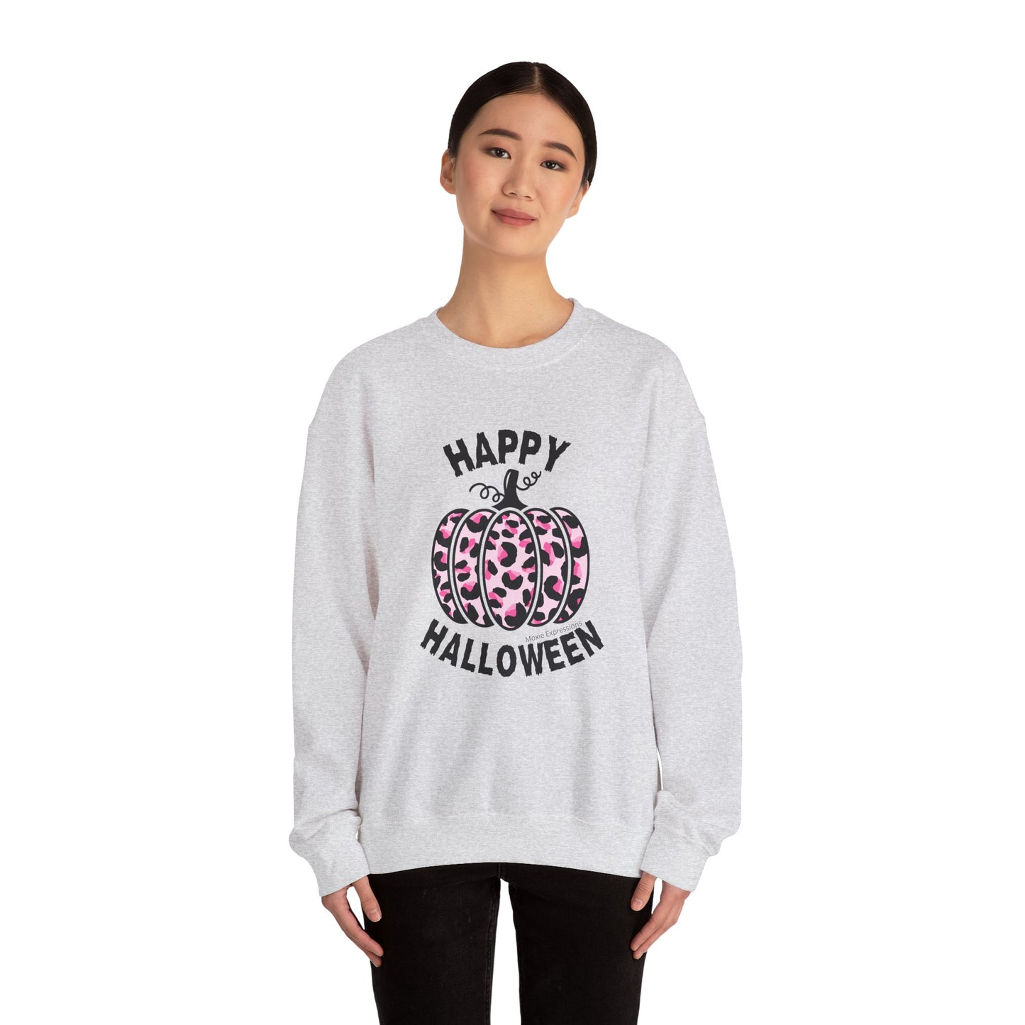 Sassy Pink Pumpkin Patch Unisex Crewneck Sweatshirt