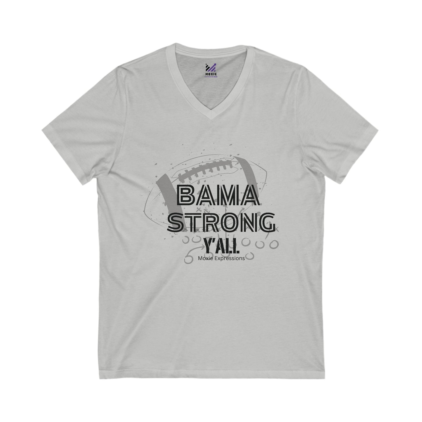 Bama Strong Unisex Jersey Short Sleeve V-Neck Tee