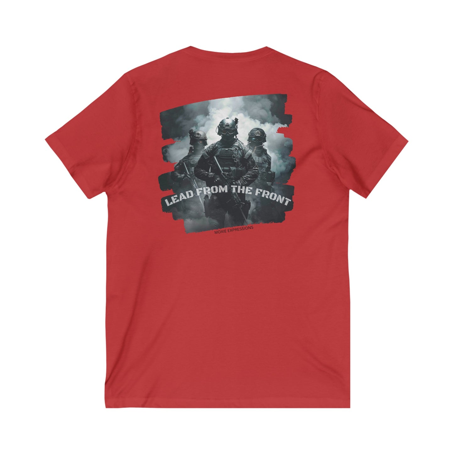 Frontline Valor Unisex Jersey Short Sleeve V-Neck Tee