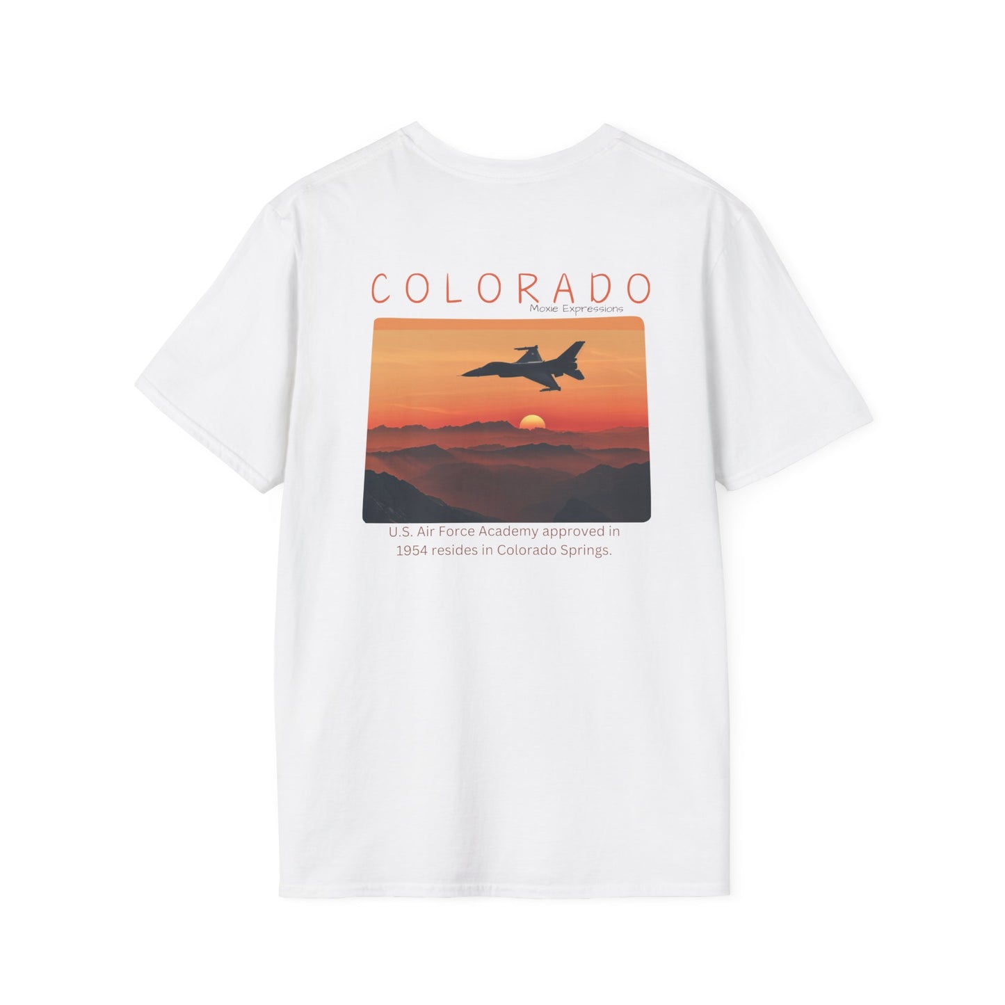 Colorado Cadet Wings Unisex Softstyle Crewneck T-Shirt