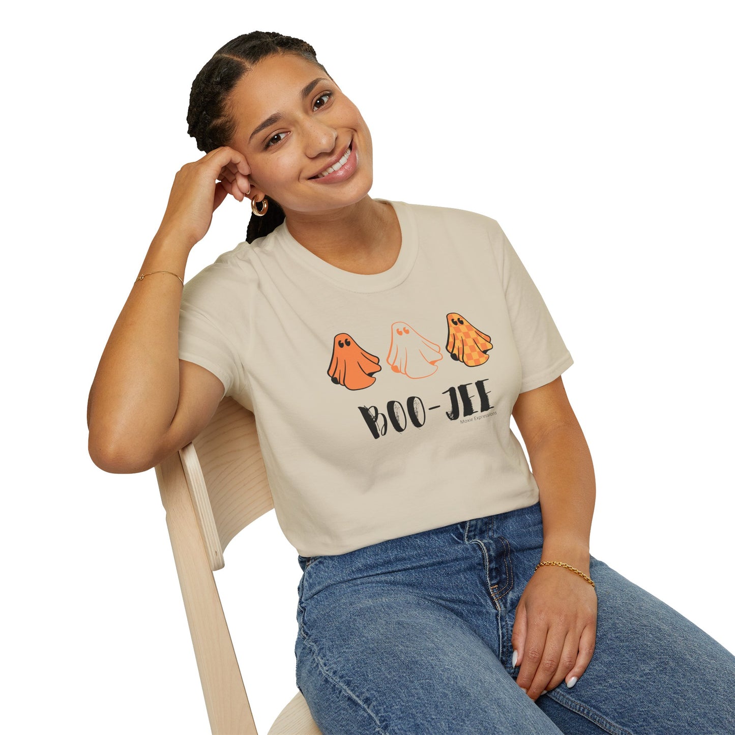 Ghost Glam Unisex Softstyle Crewneck T-Shirt