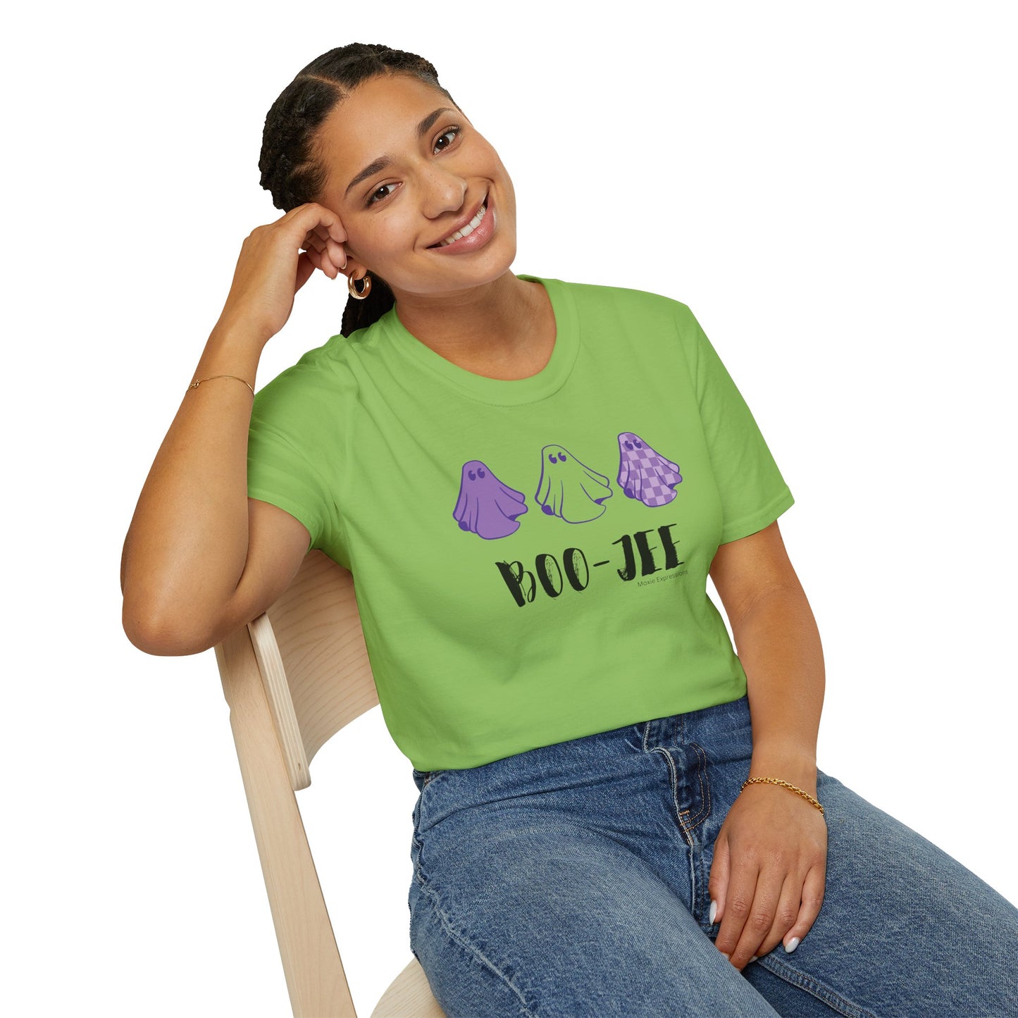 Ghost Glam Unisex Softstyle Crewneck T-Shirt